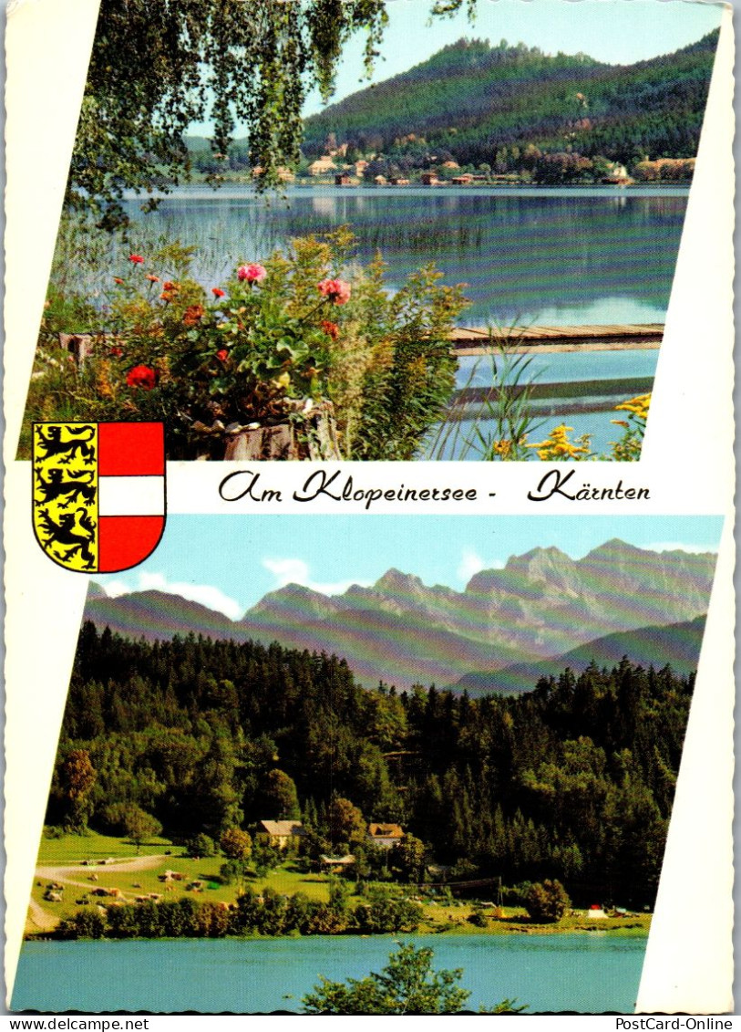 49467 - Kärnten - Klopeinersee , Mehrbildkarte - Gelaufen 1968 - Klopeinersee-Orte