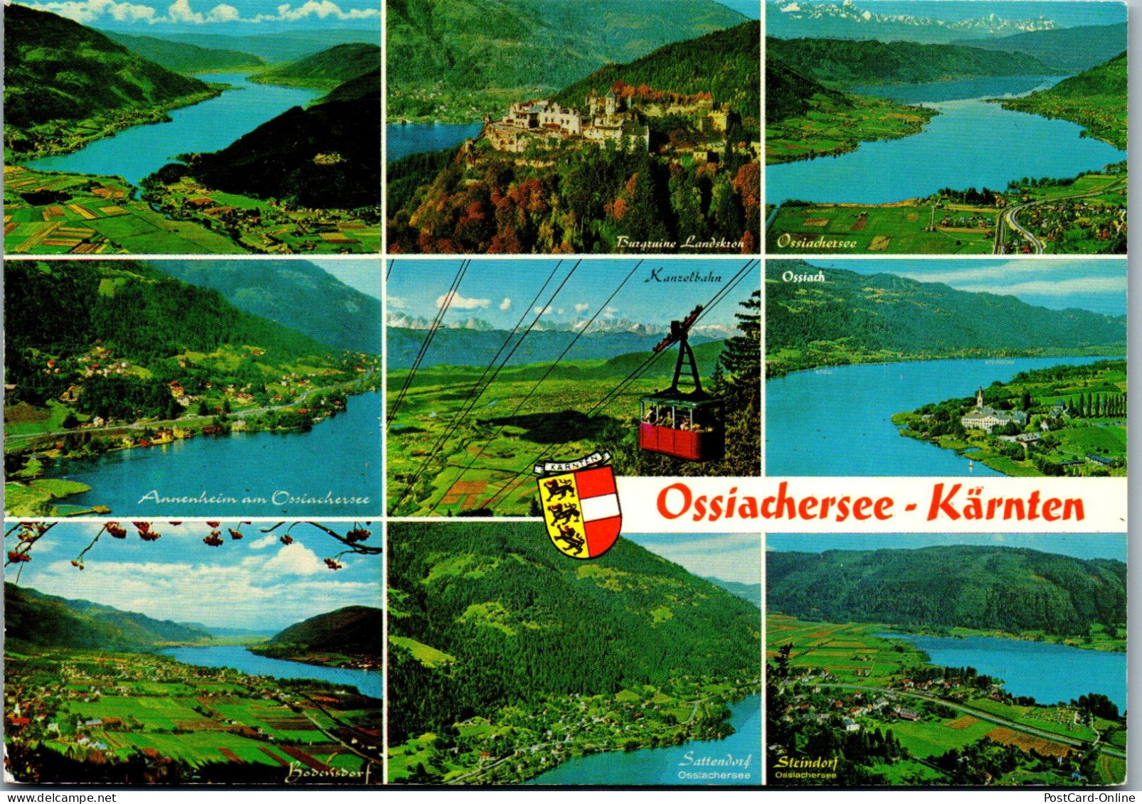 49481 - Kärnten - Ossiachersee , Mehrbildkarte - Gelaufen  - Ossiachersee-Orte