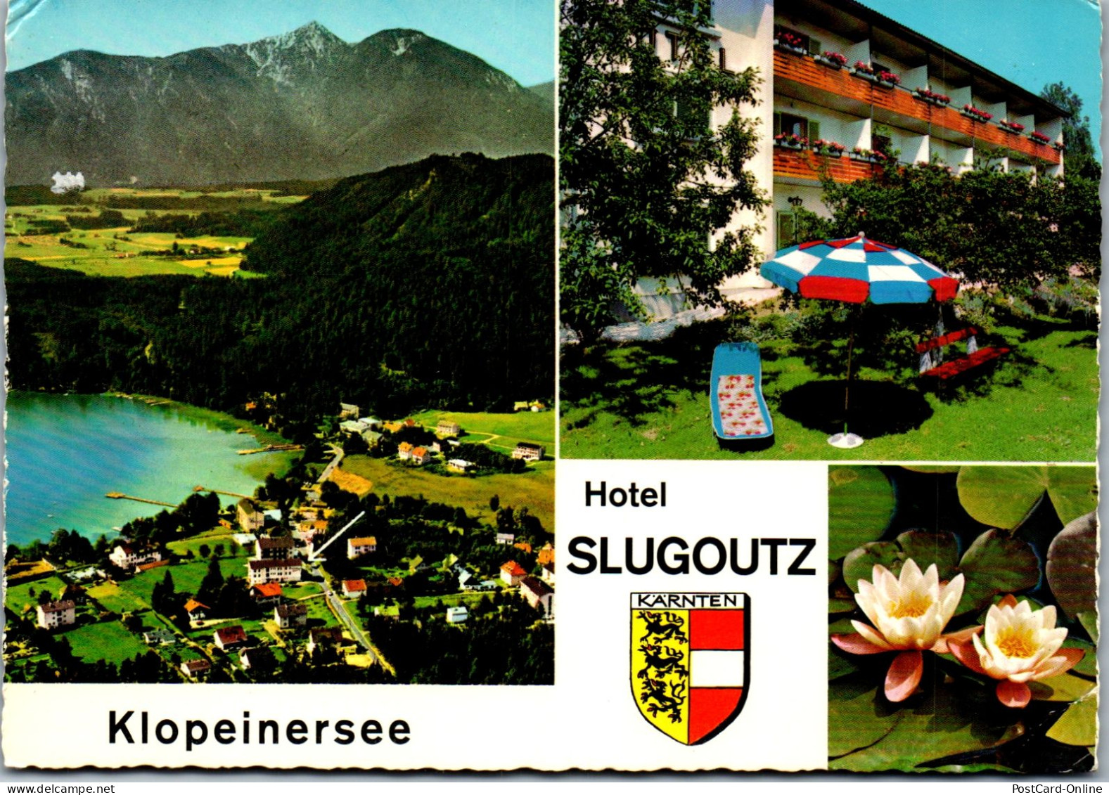 49468 - Kärnten - Klopeinersee , Hotel Slugoutz - Gelaufen 1970 - Klopeinersee-Orte