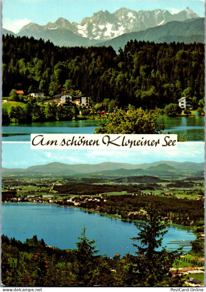 49457 - Kärnten - Klopeinersee , Mehrbildkarte - Gelaufen 1977 - Klopeinersee-Orte