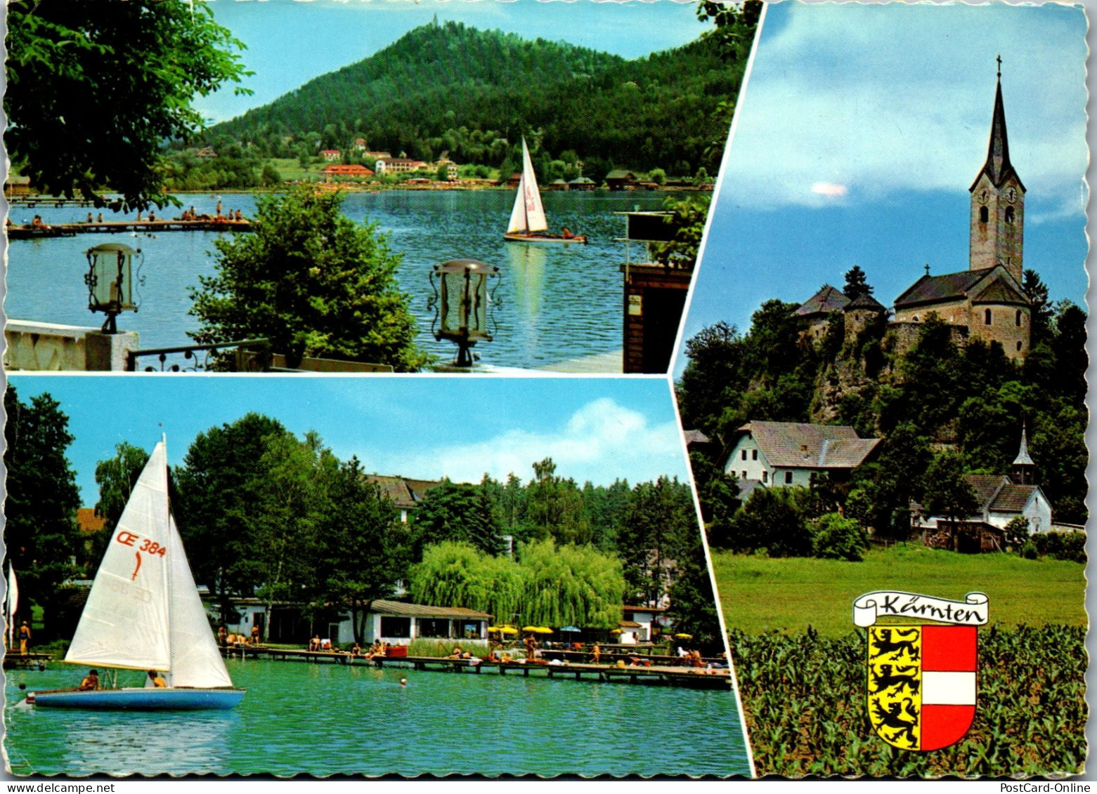 49464 - Kärnten - Klopeinersee , Mehrbildkarte - Gelaufen 1970 - Klopeinersee-Orte