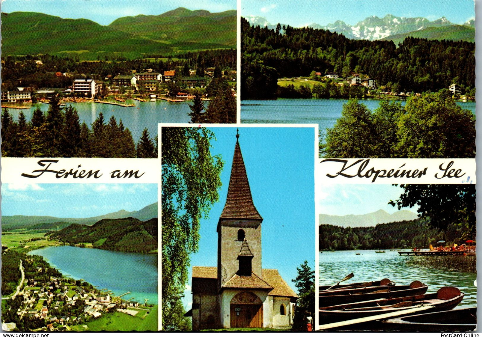 49453 - Kärnten - Klopeinersee , Mehrbildkarte - Gelaufen 1977 - Klopeinersee-Orte