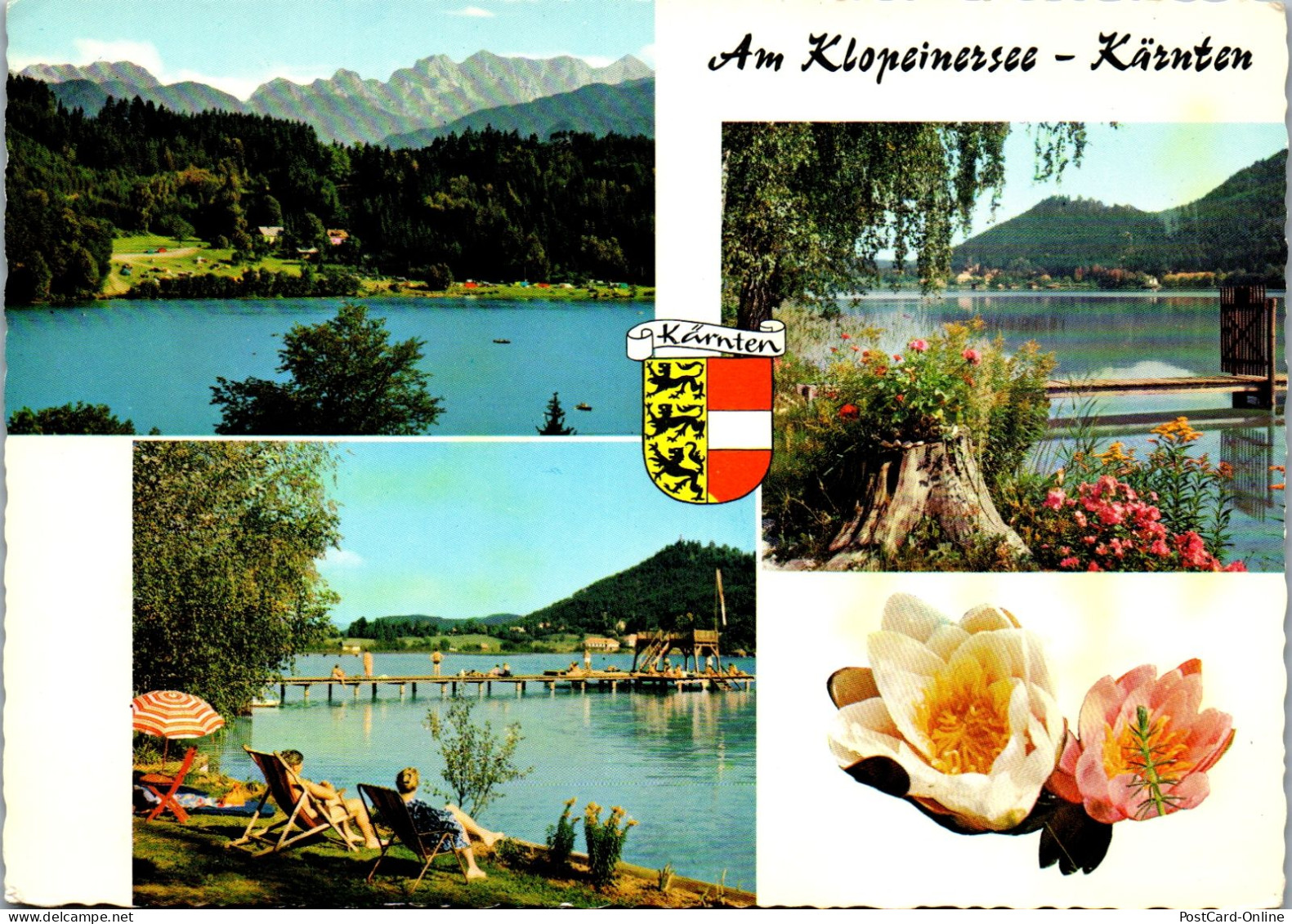 49447 - Kärnten - Klopeinersee , Mehrbildkarte - Gelaufen  - Klopeinersee-Orte