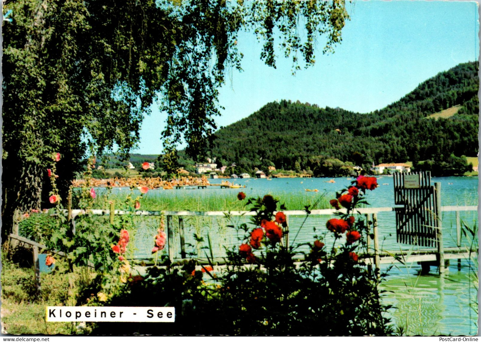 49452 - Kärnten - Klopeinersee , Nördliches Seeufer Mit Georgiberg - Gelaufen 1970 - Klopeinersee-Orte