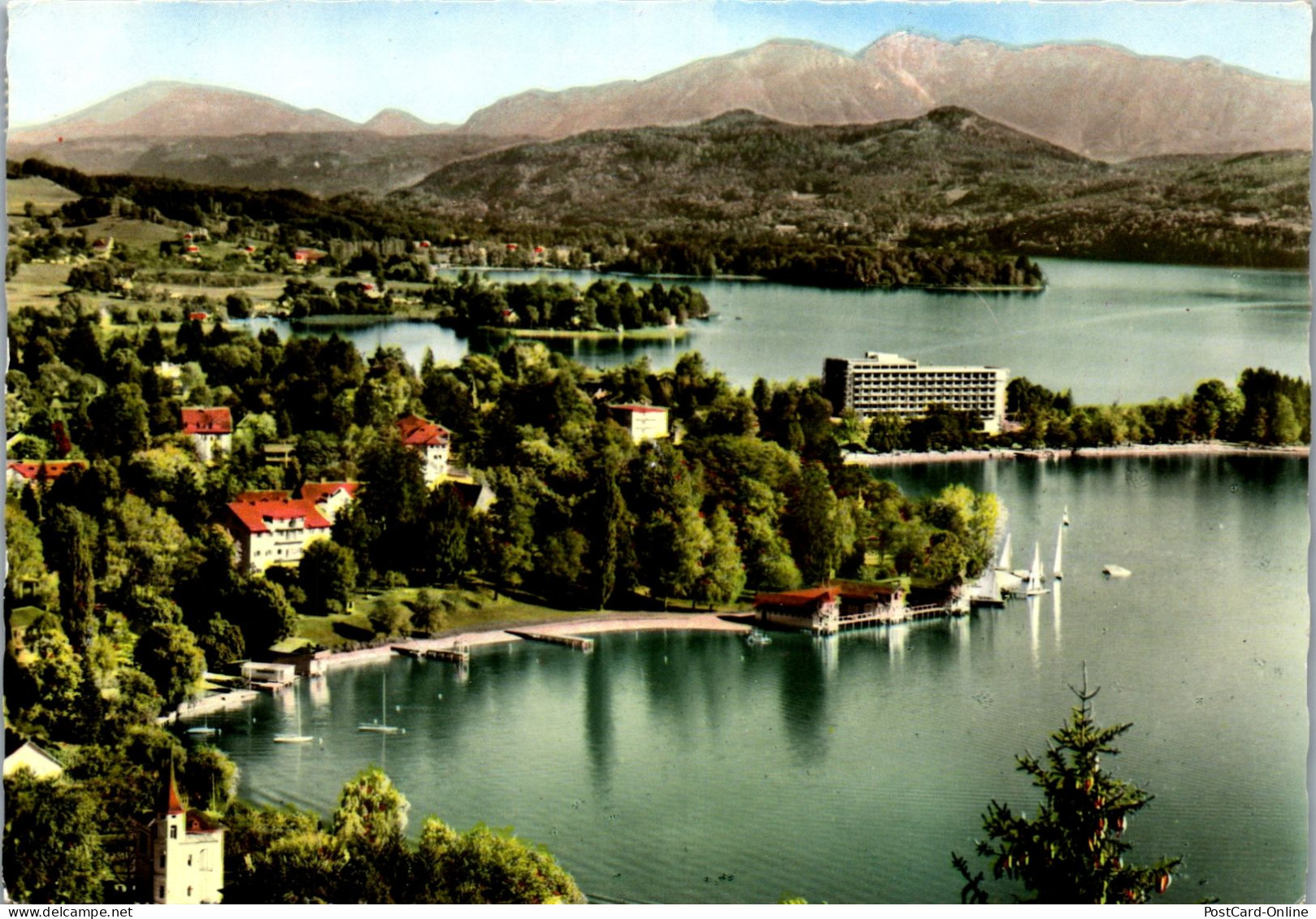 49446 - Kärnten - Pörtschach , Am Wörthersee Mit Hochobir - Gelaufen 1964 - Pörtschach