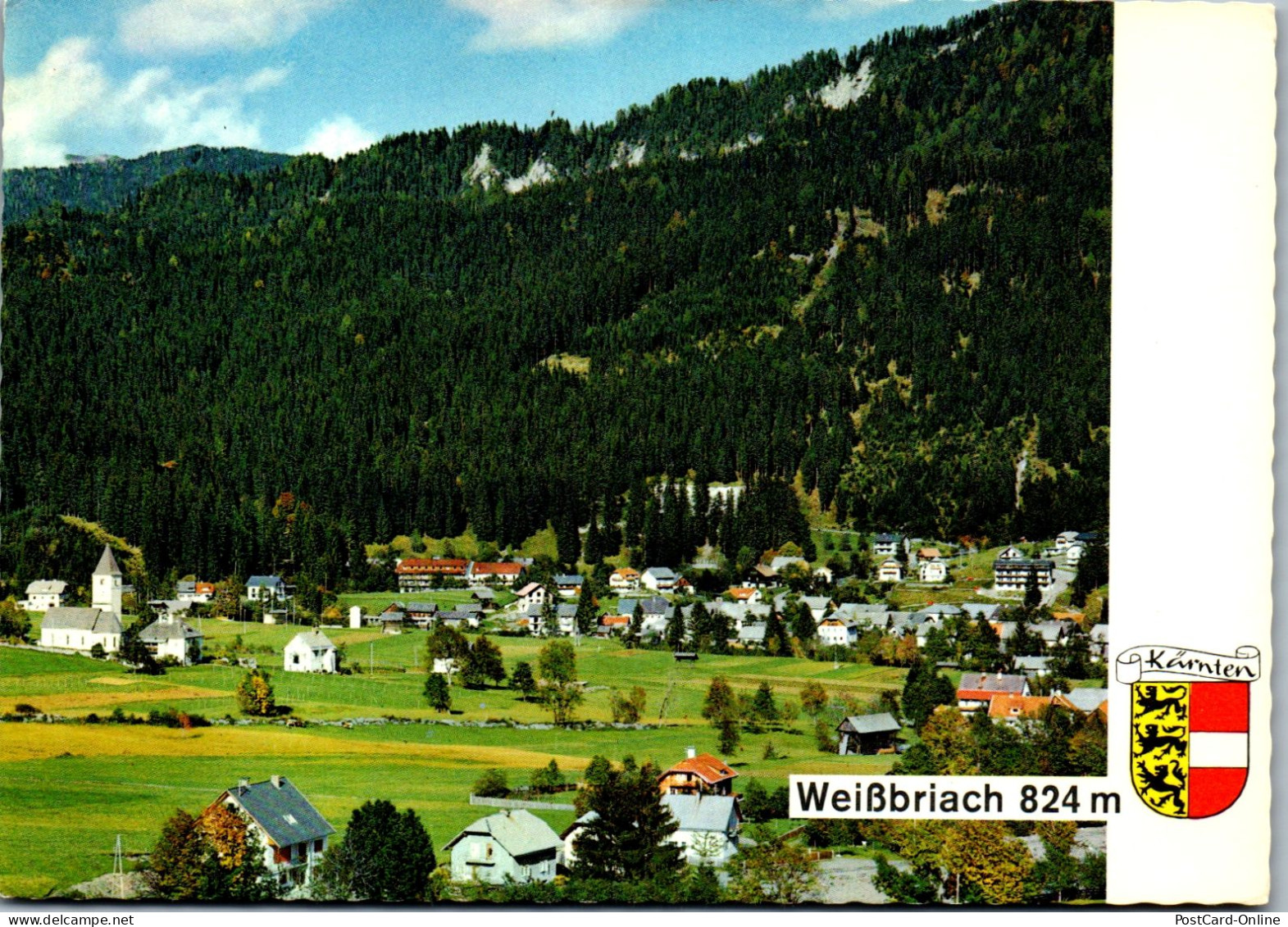 49439 - Kärnten - Weißbriach , Panorama - Gelaufen 1971 - Weissensee