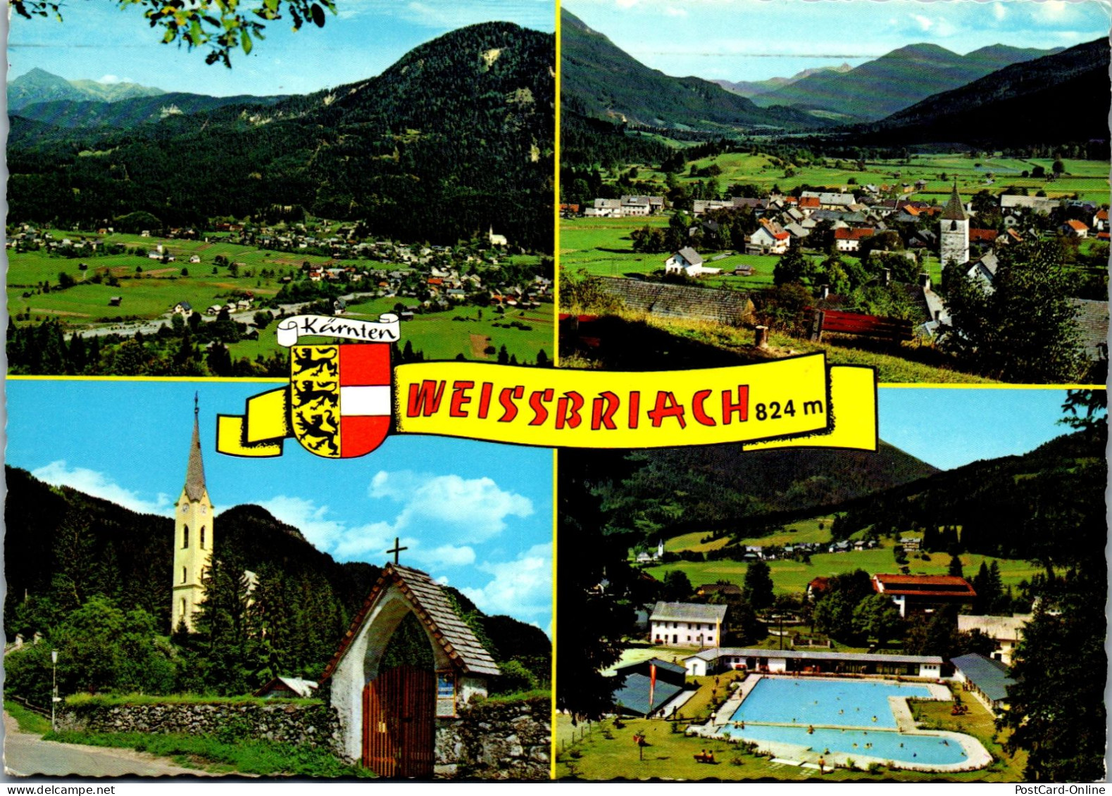 49443 - Kärnten - Weißbriach , Mehrbildkarte - Gelaufen  - Weissensee