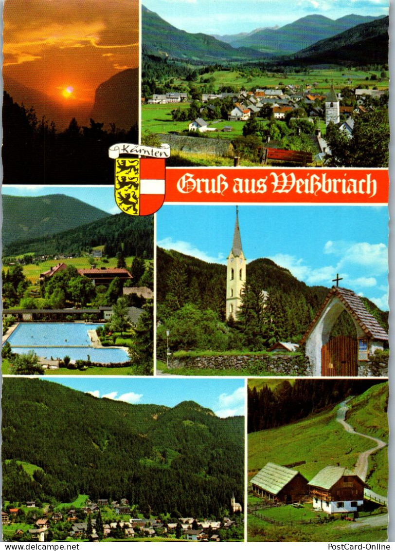 49431 - Kärnten - Weißbriach , Mehrbildkarte - Gelaufen 1983 - Weissensee