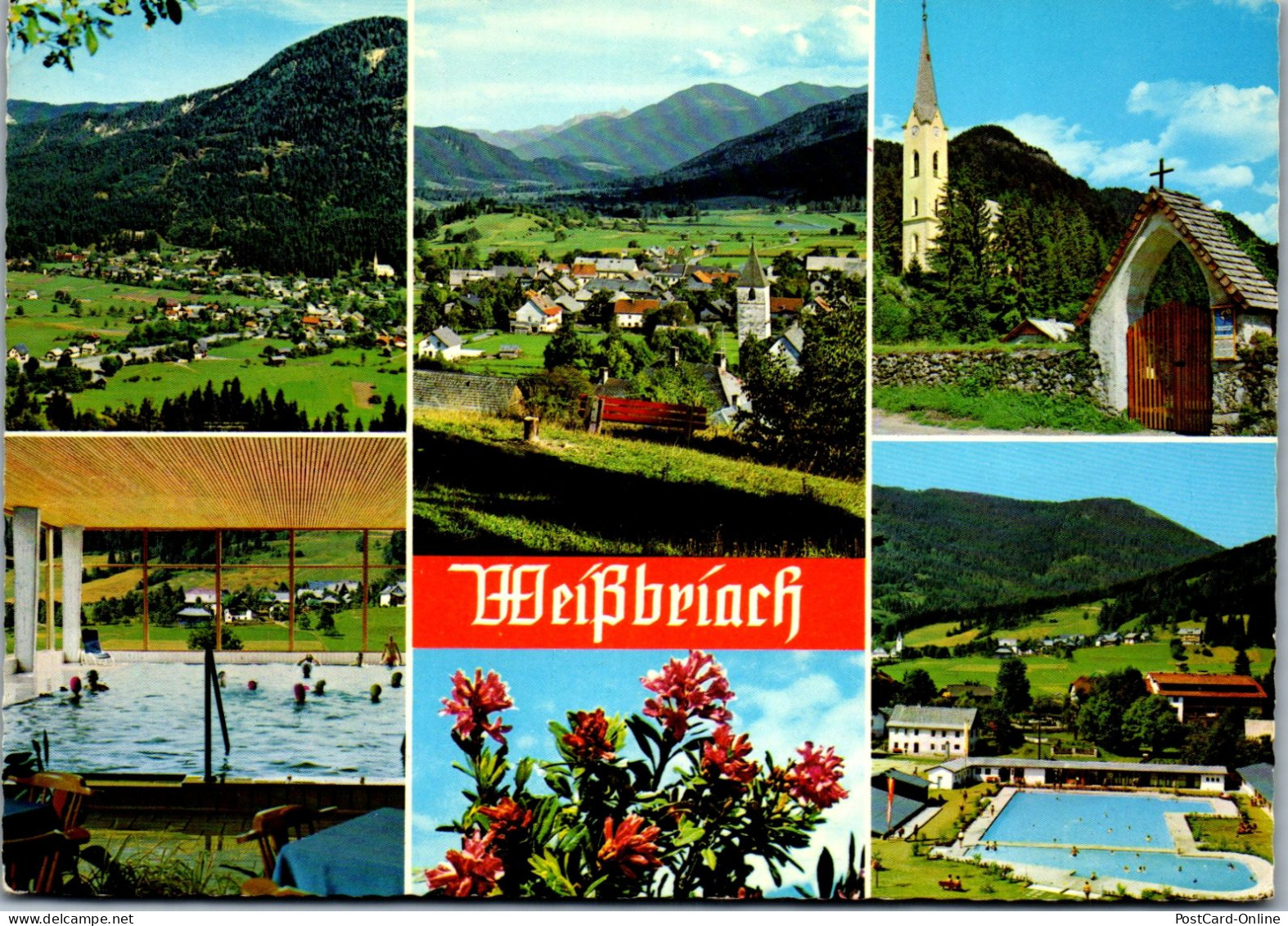 49437 - Kärnten - Weißbriach , Mehrbildkarte - Gelaufen 1973 - Weissensee