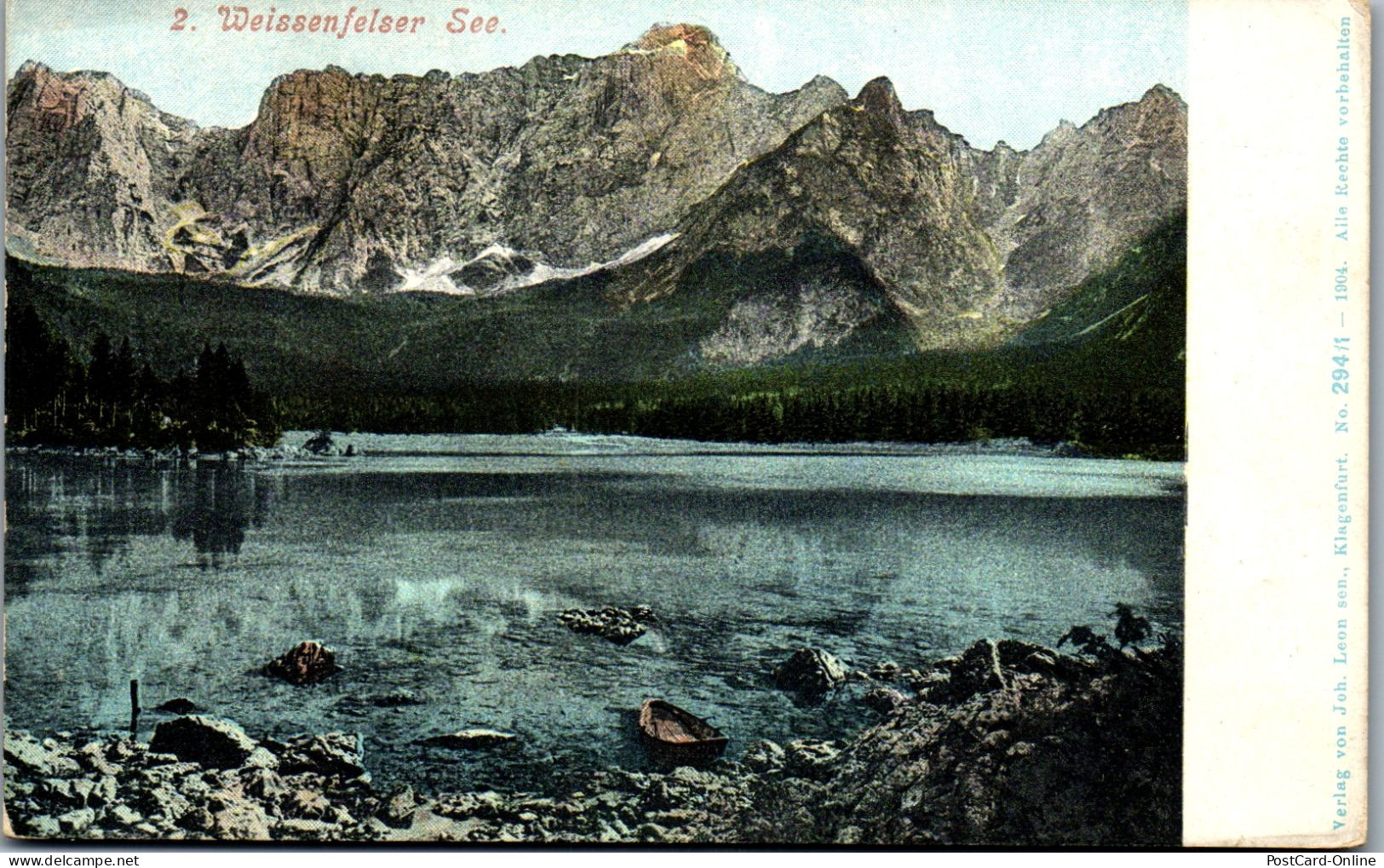 49428 - Italien - Laghi Di Fusine , Weissenfelser See - Nicht Gelaufen 1904 - Udine