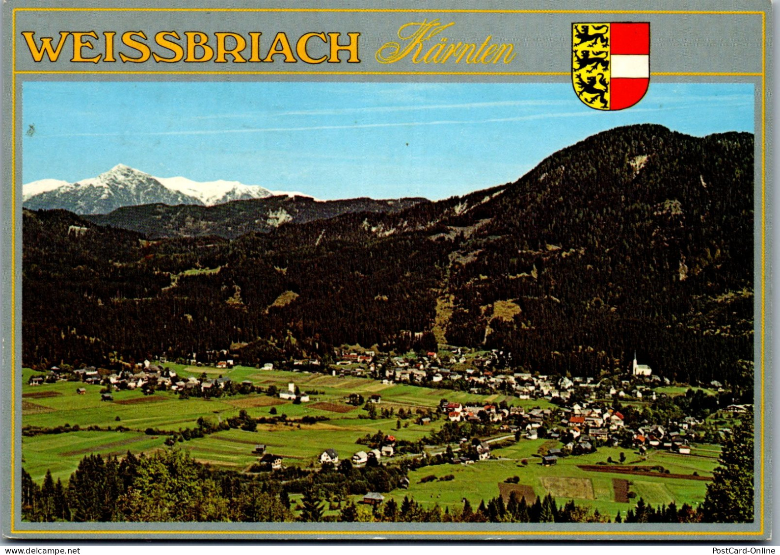 49434 - Kärnten - Weißbriach , Panorama - Gelaufen 1989 - Weissensee