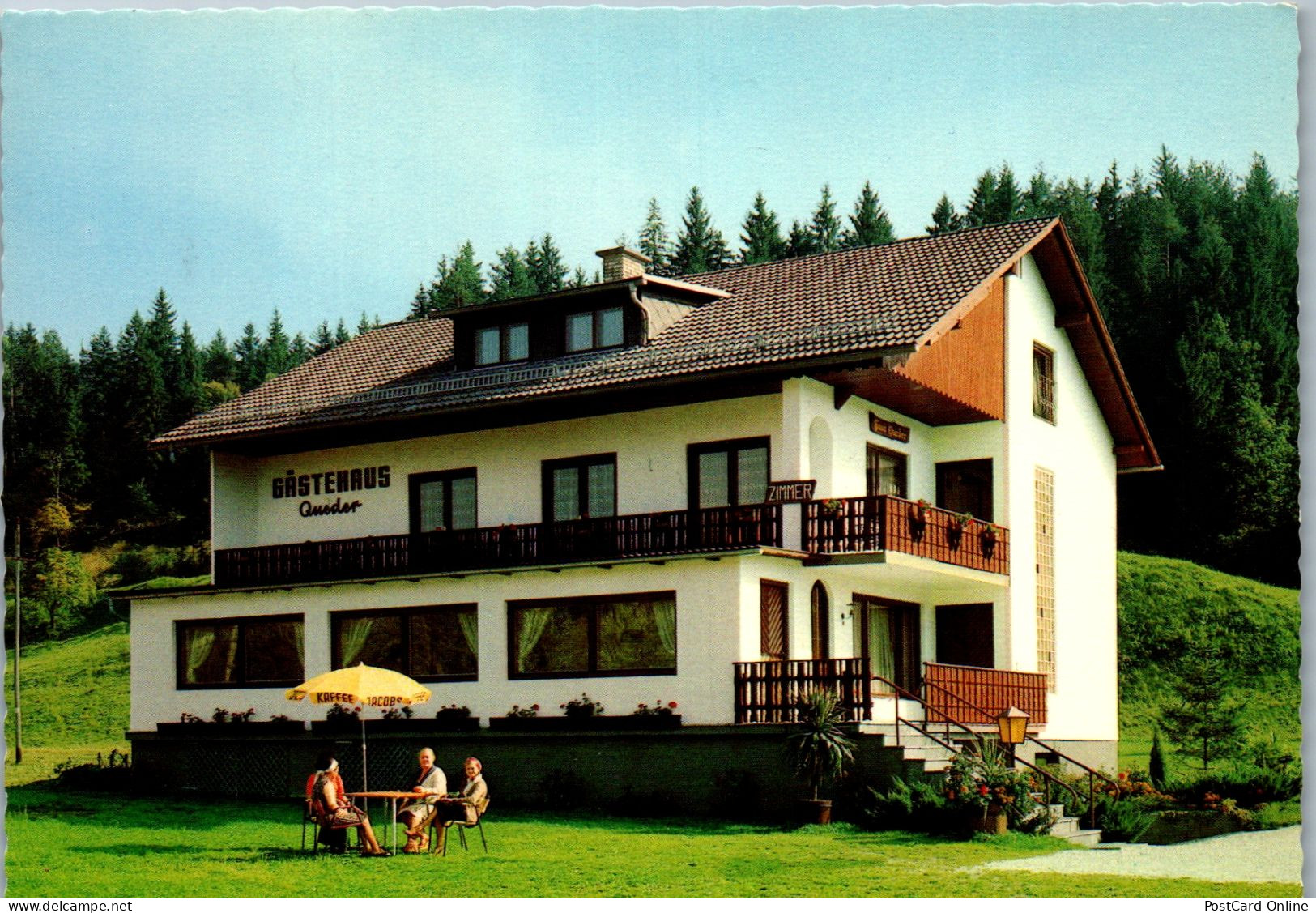 49415 - Kärnten - Moosburg , Pension Queder , Gästehaus - Gelaufen  - Klagenfurt