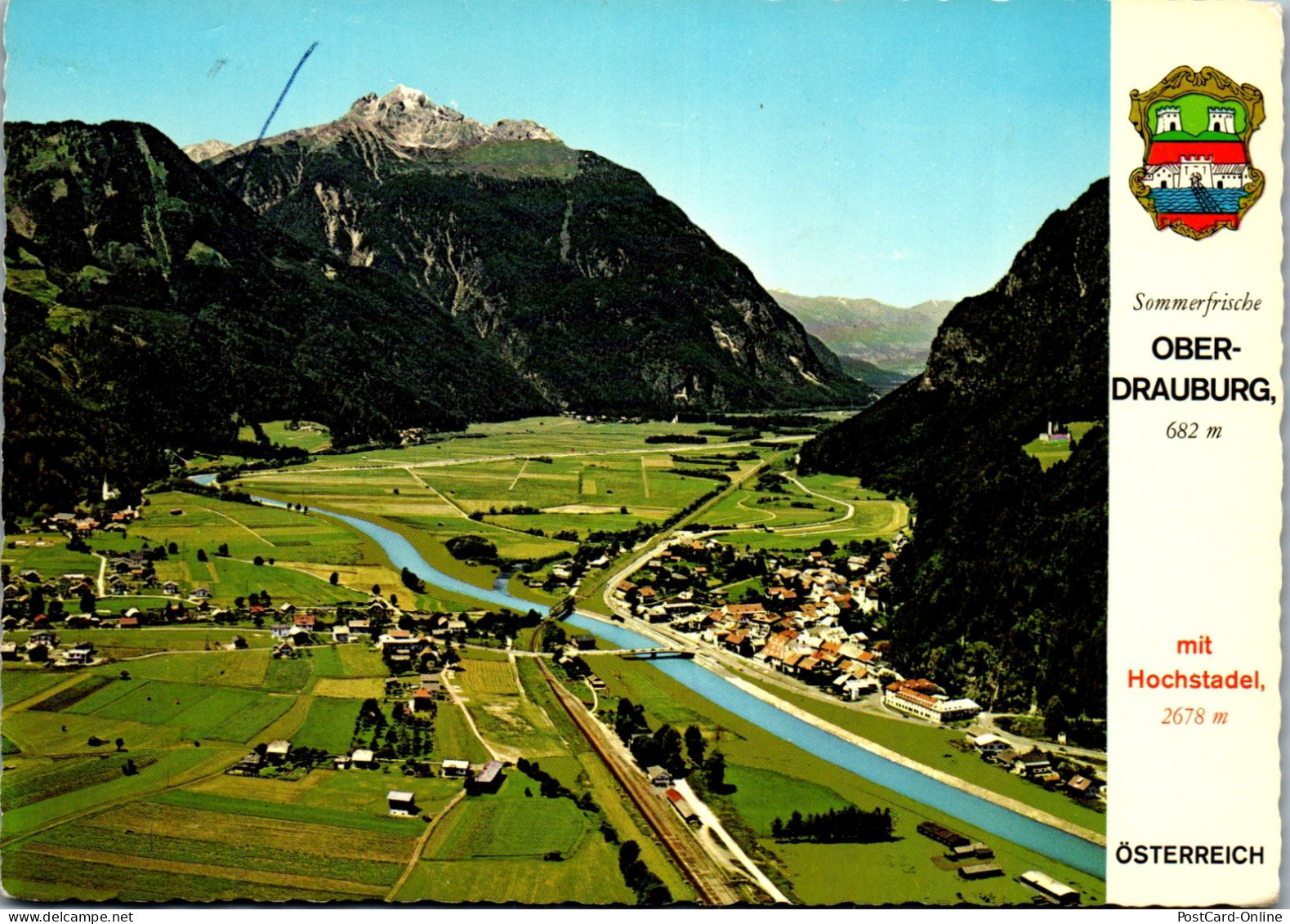 49414 - Kärnten - Oberdrauburg , Mit Hochstadel , Panorama - Nicht Gelaufen  - Oberdrauburg