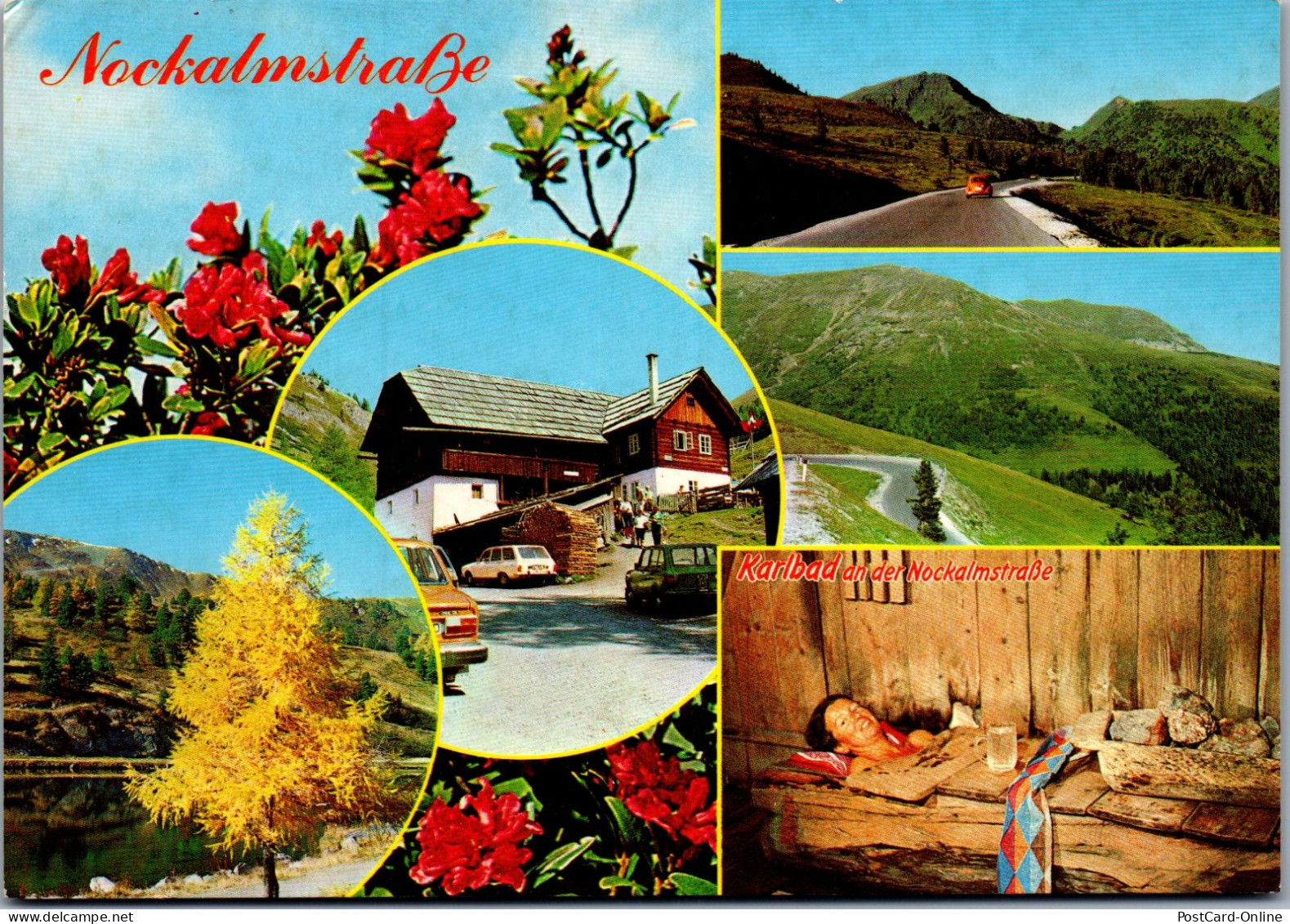 49413 - Kärnten - Nockalmstraße , Karlbad , Mehrbildkarte - Gelaufen  - Altri & Non Classificati