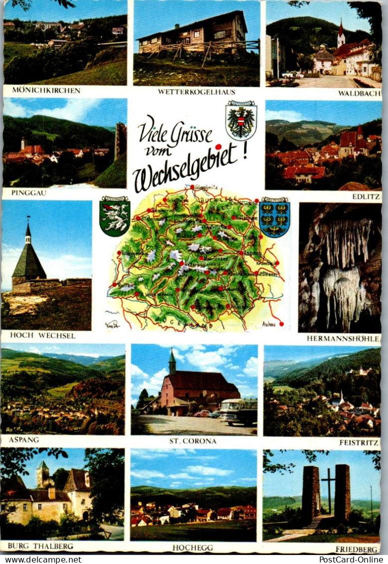 50382 - Steiermark - Wechsel , Wechselgebiet , Mehrbildkarte - Gelaufen  - Hartberg