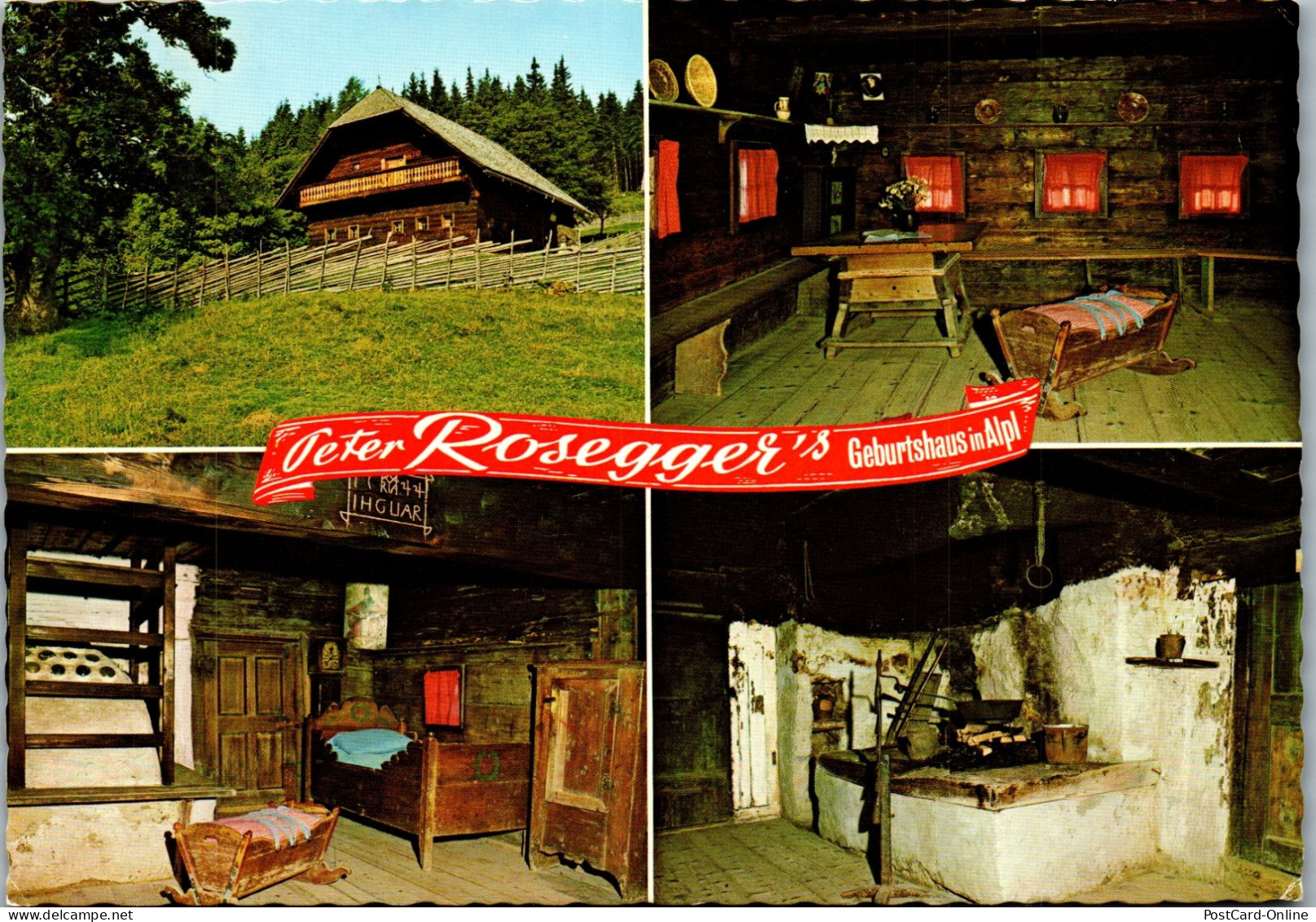 50373 - Steiermark - Krieglach , Alpl , Peter Rosegger's Geburtshaus - Gelaufen 1972 - Krieglach