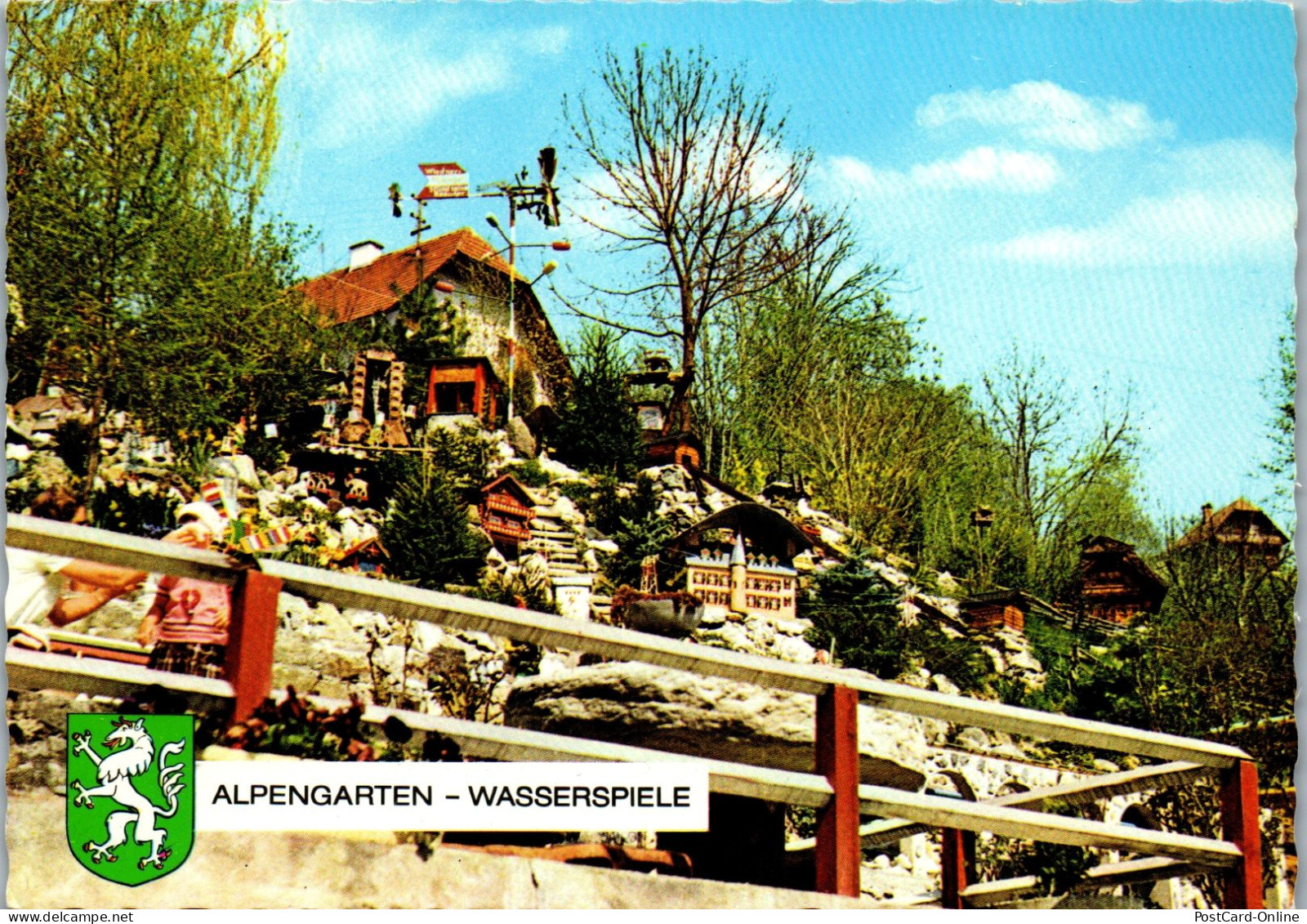 50346 - Steiermark - Waldbach , Alpengarten Wasserspiele , A. U. F. Wiedner - Gelaufen  - Hartberg