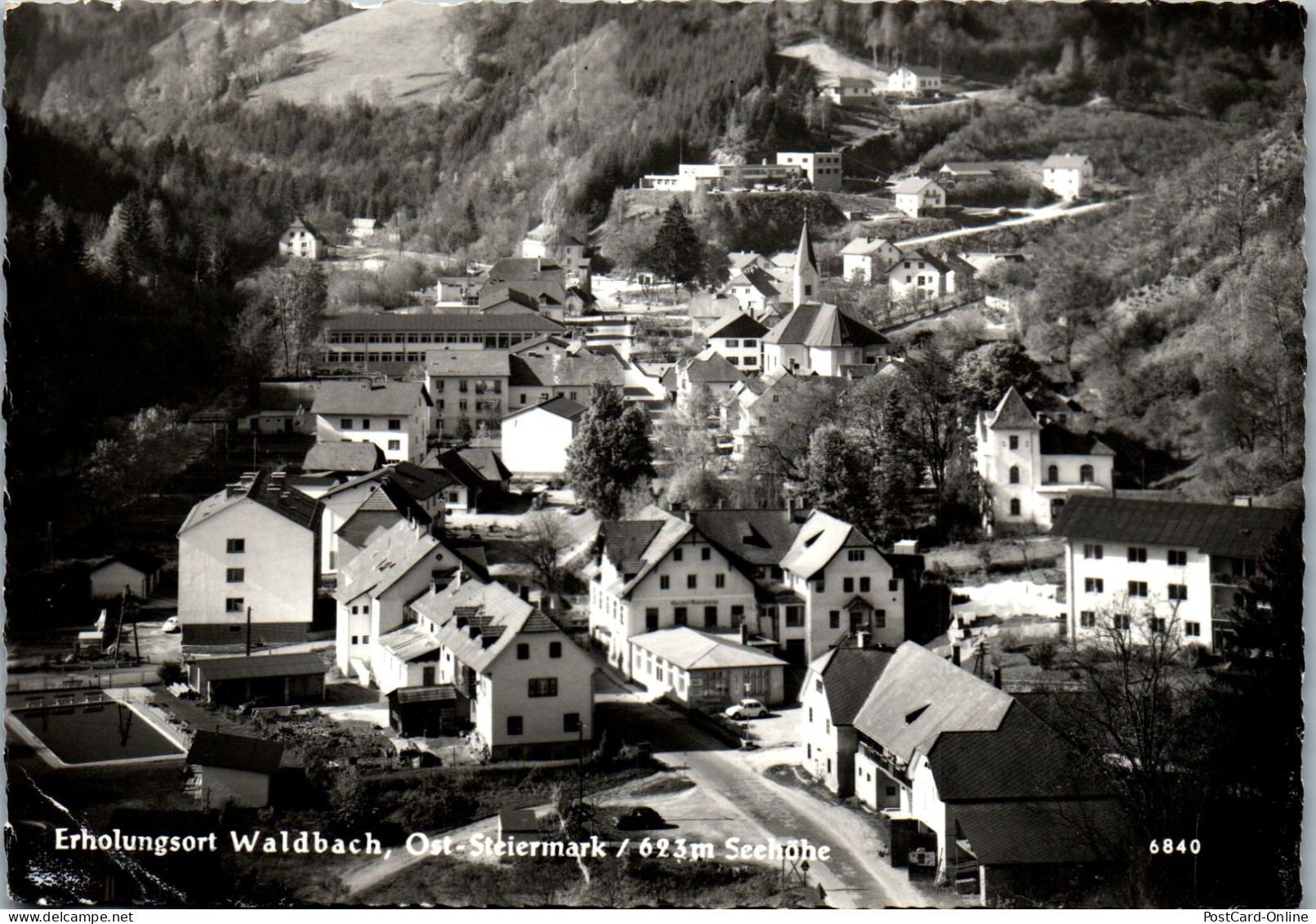 50344 - Steiermark - Waldbach , Panorama - Gelaufen 1973 - Hartberg