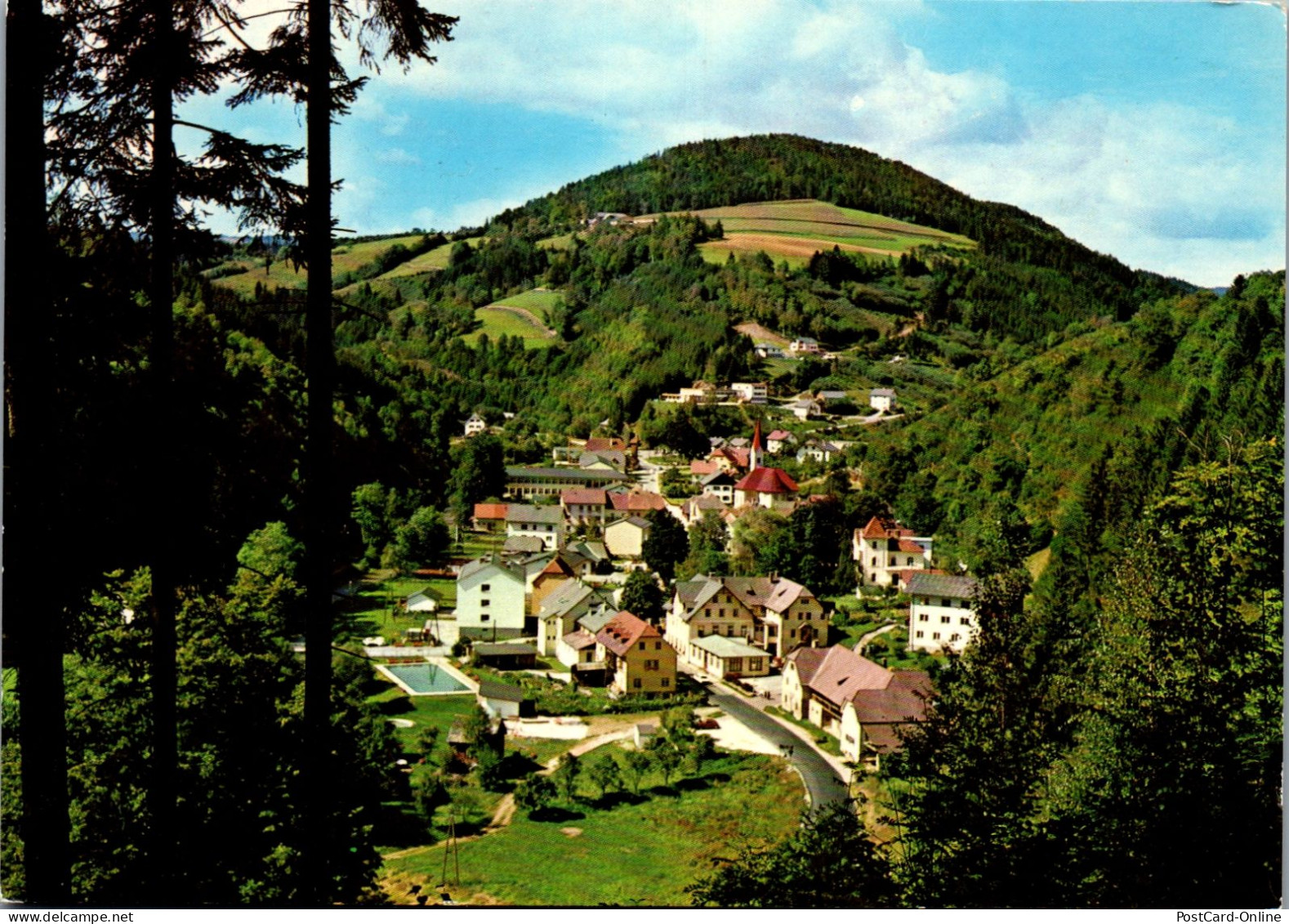 50345 - Steiermark - Waldbach , Hochwechsel , Panorama - Gelaufen 1987 - Hartberg