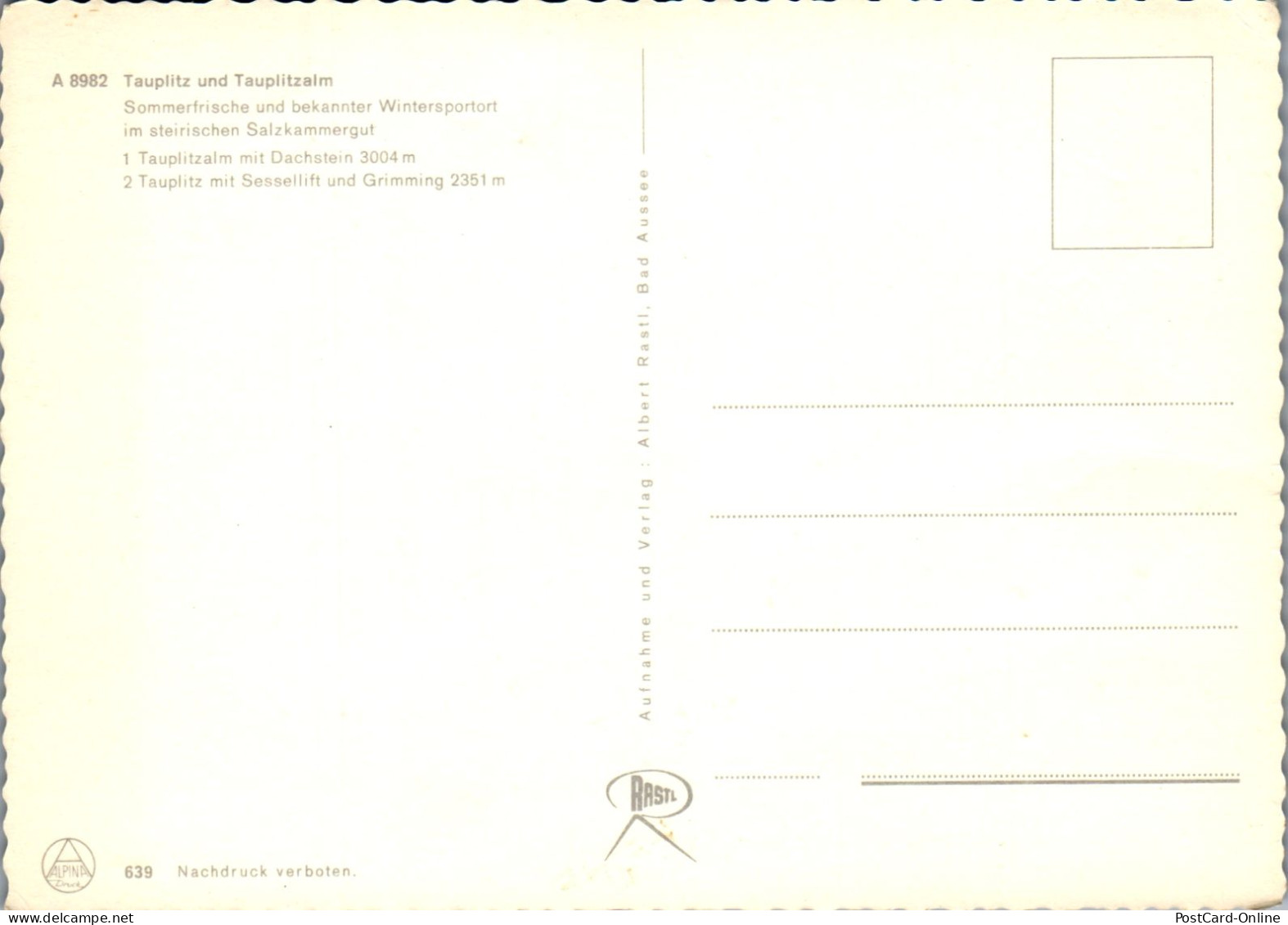 50320 - Steiermark - Tauplitzalm , Panorama - Nicht Gelaufen  - Tauplitz