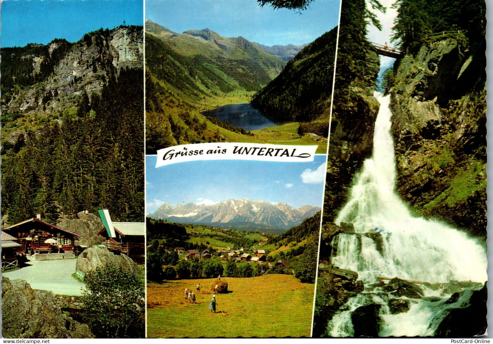 50324 - Steiermark - Untertal , Schladming , Riesachsee Mit Gföller Alm , Riesachwasserfall - Gelaufen 1970 - Schladming