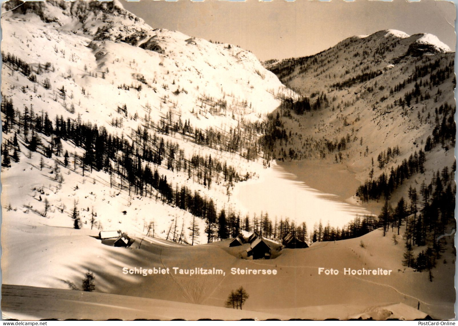 50312 - Steiermark - Tauplitzalm , Schigebiet , Steirersee - Gelaufen 1963 - Tauplitz