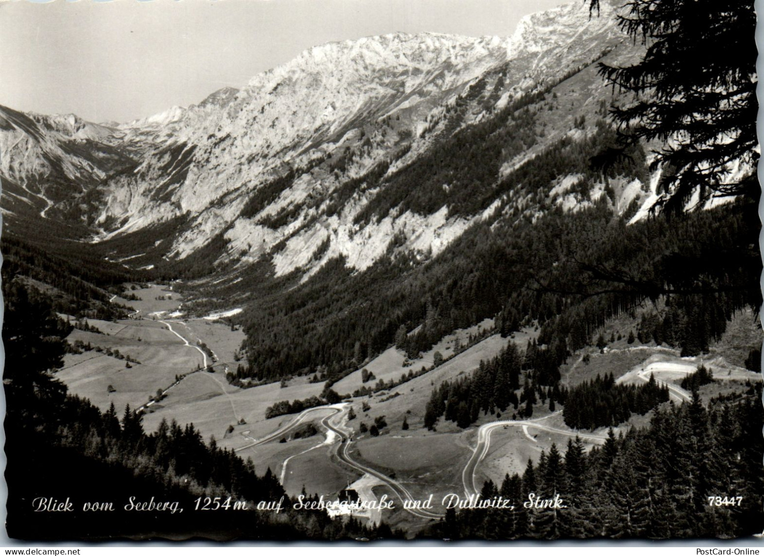 50306 - Steiermark - Seewiesen , Blick Vom Seeberg Auf Seebergstraße Und Dullwitz - Gelaufen 1972 - Alfenz