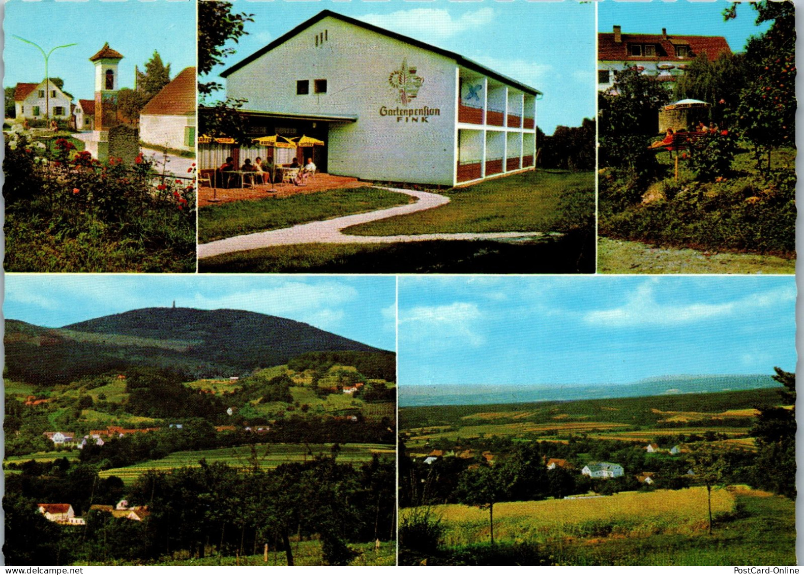 50300 - Steiermark - Penzendorf , Bei Hartberg , Pension Fink , Mehrbildkarte - Gelaufen 1973 - Hartberg