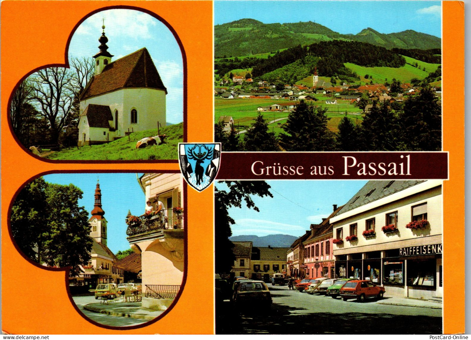 50296 - Steiermark - Passail , Mehrbildkarte , Raiffeisenkasse - Gelaufen 1982 - Weiz