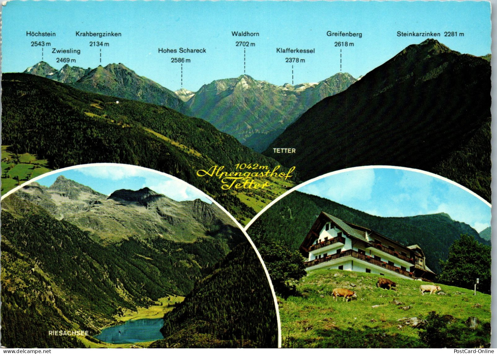 50285 - Steiermark - Schladming , Untertal , Gasthof Tetter , H. U. J. Meißnitzer - Gelaufen 1983 - Schladming