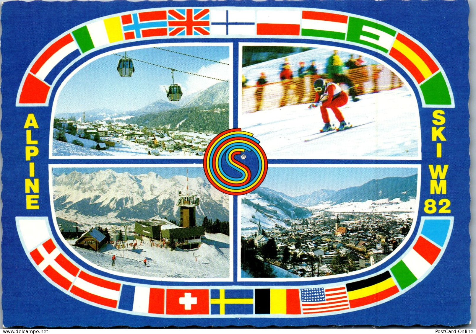 50282 - Steiermark - Schladming , Alpine Ski WM 1982 - Gelaufen 1982 - Schladming