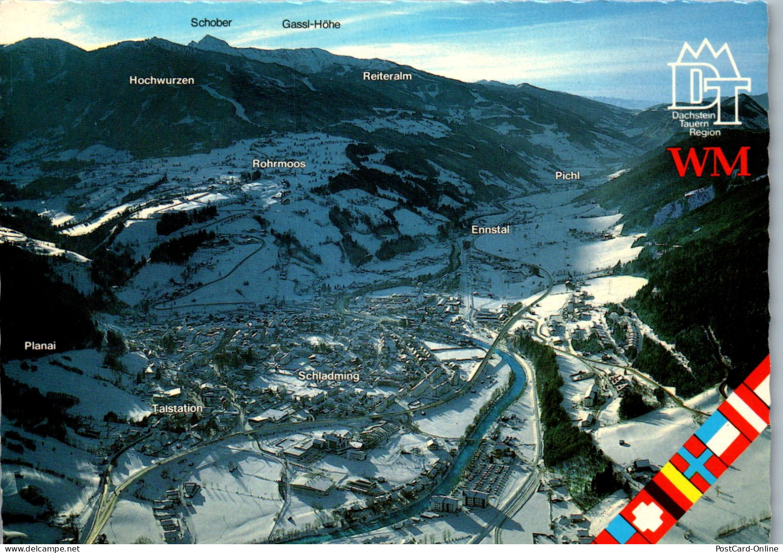 50281 - Steiermark - Schladming , Panorama - Gelaufen  - Schladming