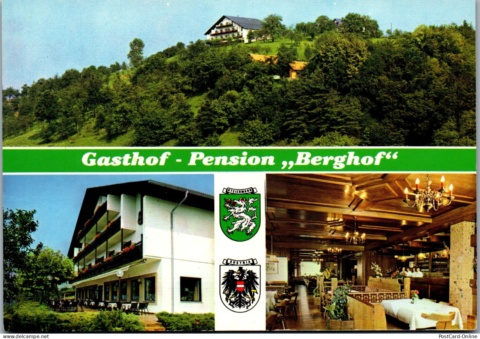 50264 - Steiermark - St. Peter Im Sulmtal , Gasthof Berghof , Familie Krenn - Gelaufen 1991 - Deutschlandsberg