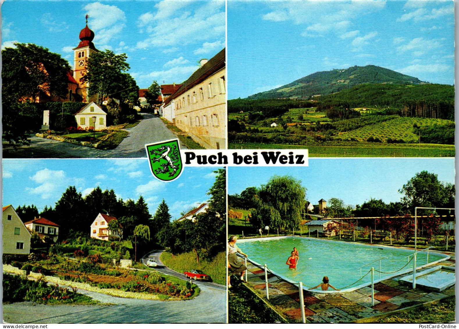 50229 - Steiermark - Puch Bei Weiz , Freibad , Schwimmbad , Mehrbildkarte - Gelaufen 1978 - Weiz