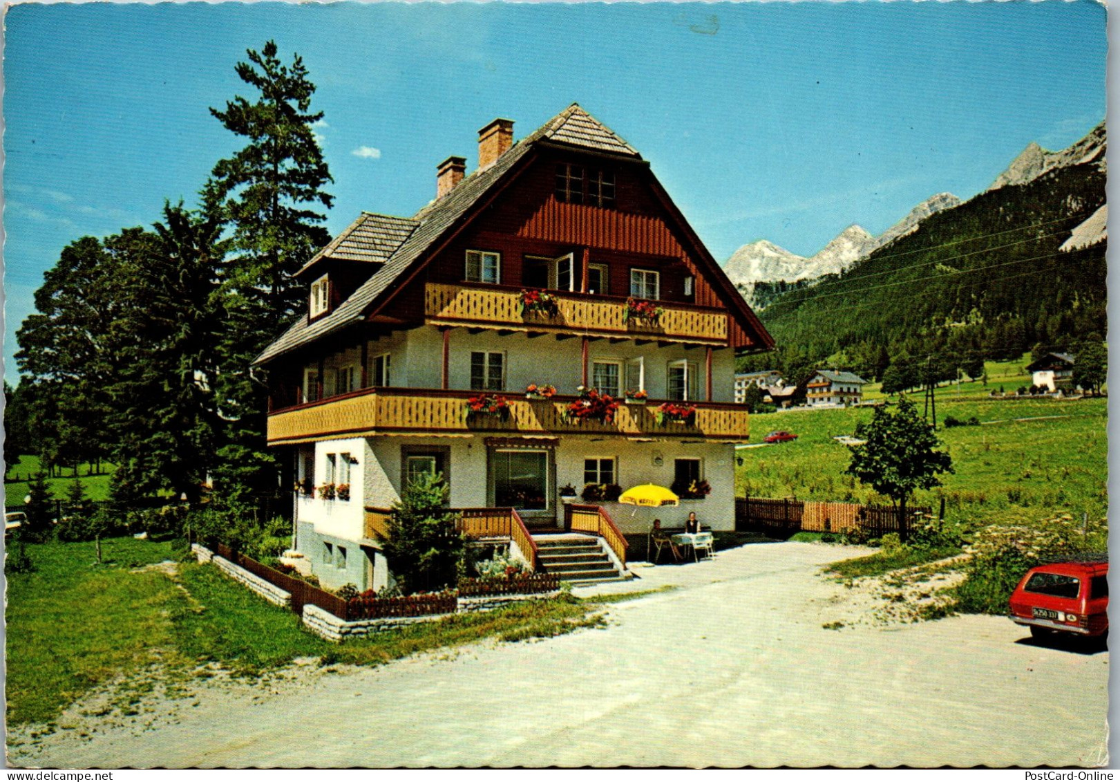 50231 - Steiermark - Ramsau , Frühstückspension Resi Pilz , B. U. G. Reinbacher - Gelaufen 1981 - Ramsau Am Dachstein
