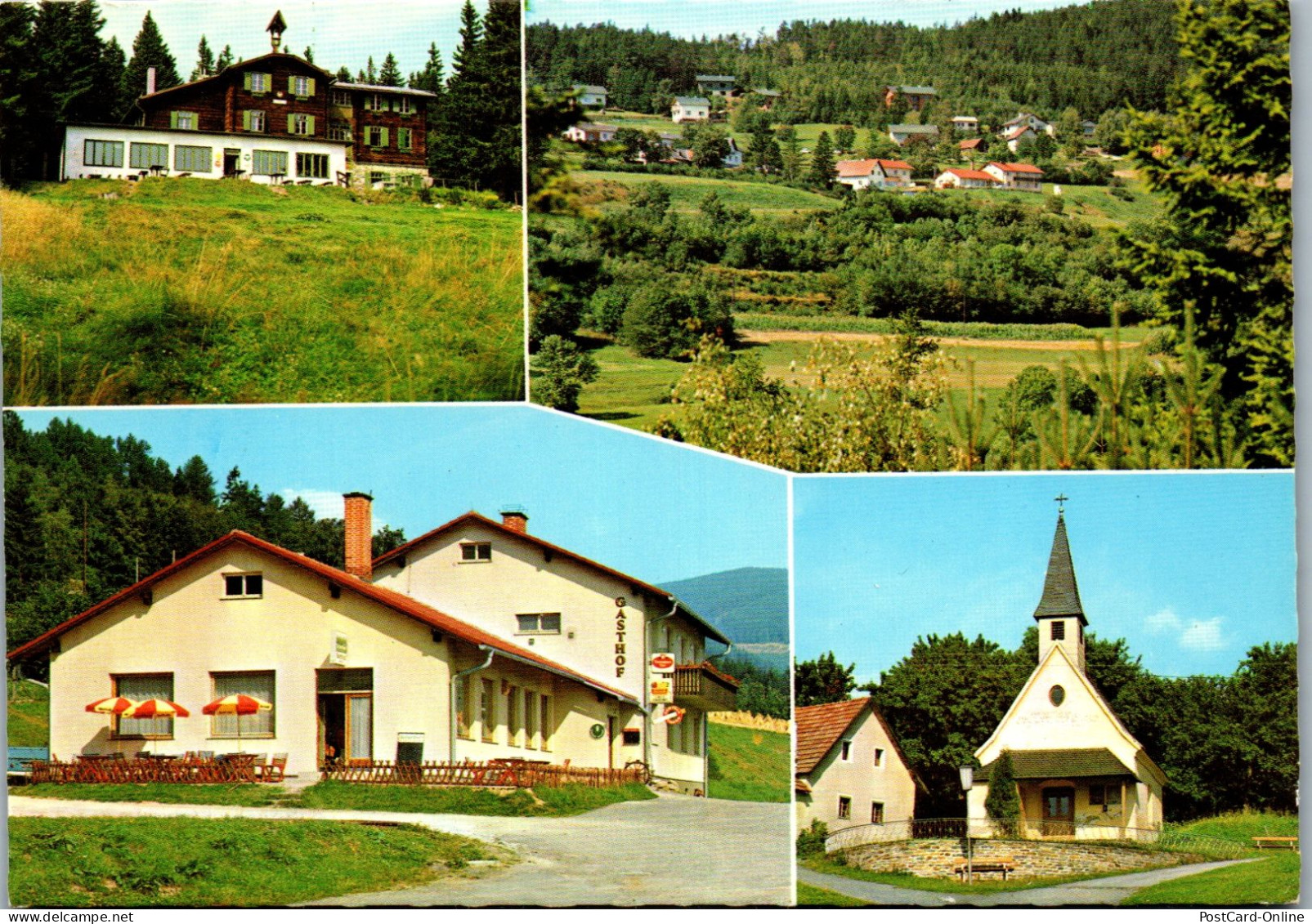 50218 - Steiermark - Schaueregg , Bei Mönichkirchen , Mehrbildkarte , Gasthof - Gelaufen 1982 - Friedberg