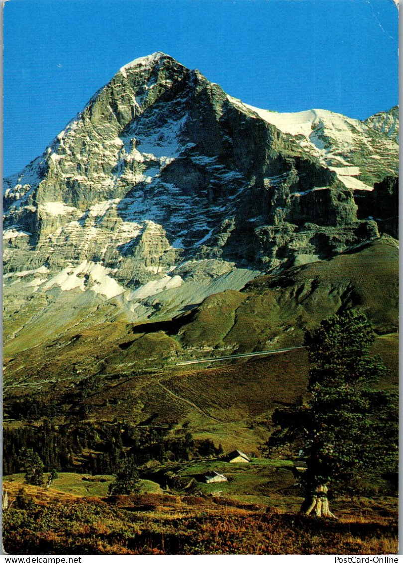 50206 - Schweiz - Interlaken , Eiger Nordwand - Gelaufen 1975 - Interlaken