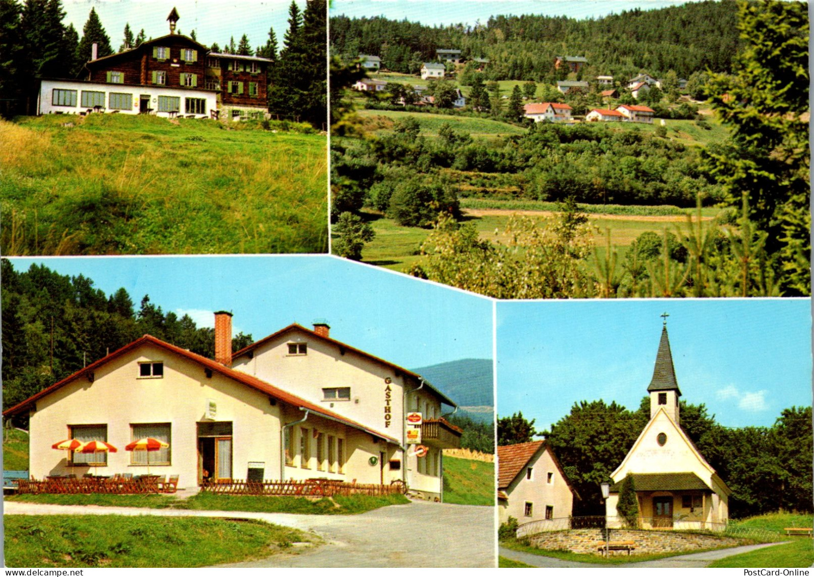 50219 - Steiermark - Schaueregg , Bei Mönichkirchen , Mehrbildkarte , Gasthof - Gelaufen 1982 - Friedberg