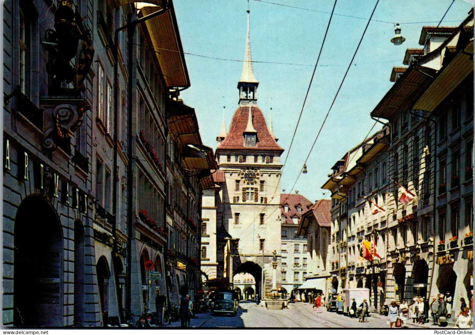 50187 - Schweiz - Bern , Marktgasse Mit Käfigturm - Gelaufen 1974 - Berna