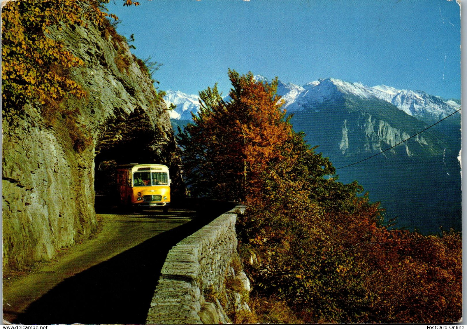 50185 - Schweiz - Brünig , Hasliberg , Tierberge , Mährenhorn , Steinhaushorn , Bus - Gelaufen 1966 - Hasliberg