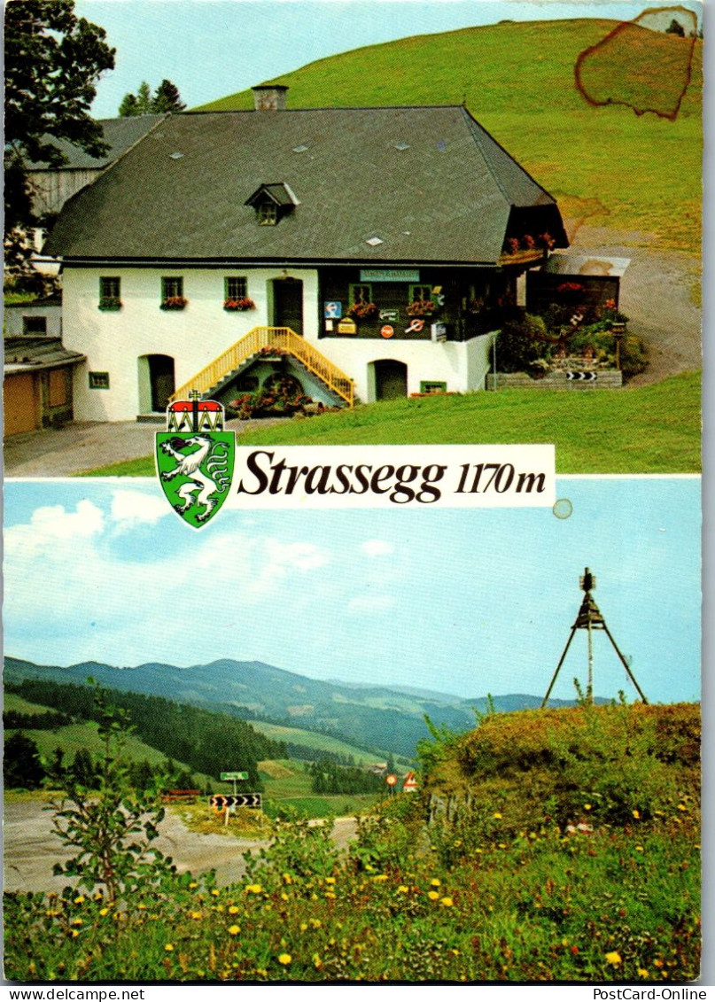 50159 - Steiermark - Straßegg , St. Erhard , Breitenau , Gasthof Pretterhofer - Gelaufen 1980 - Birkfeld