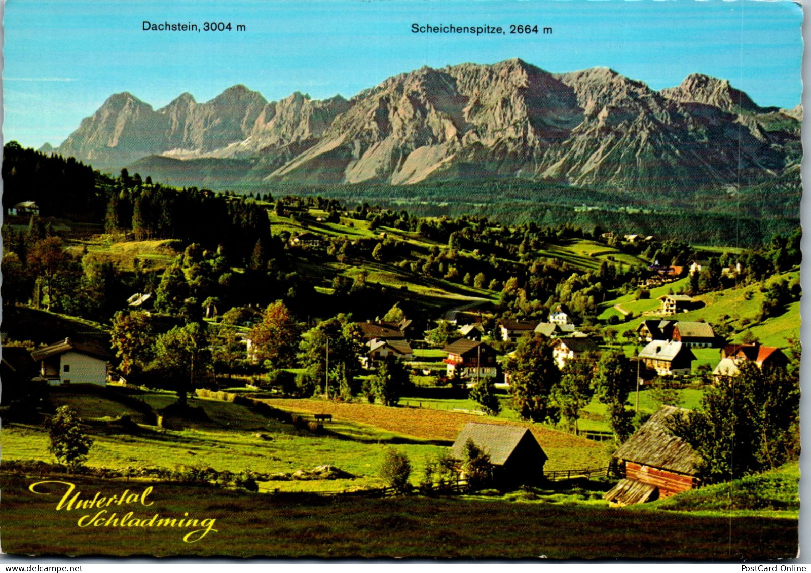 50162 - Steiermark - Rohrmoos , Schladming , Untertal , Scheichenspitze , Dachstein - Gelaufen 1976 - Schladming