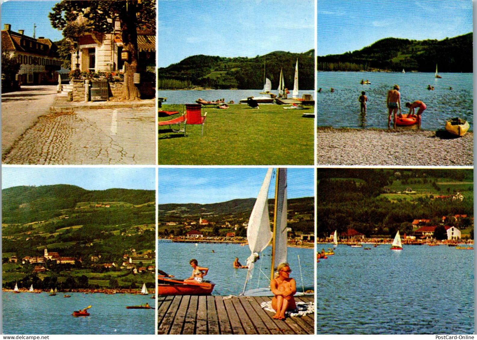 50137 - Steiermark - Stubenberg , Am See , Gasthof Peter Flaggl , Seepension Erla , Mehrbildkarte - Gelaufen 1982 - Fürstenfeld