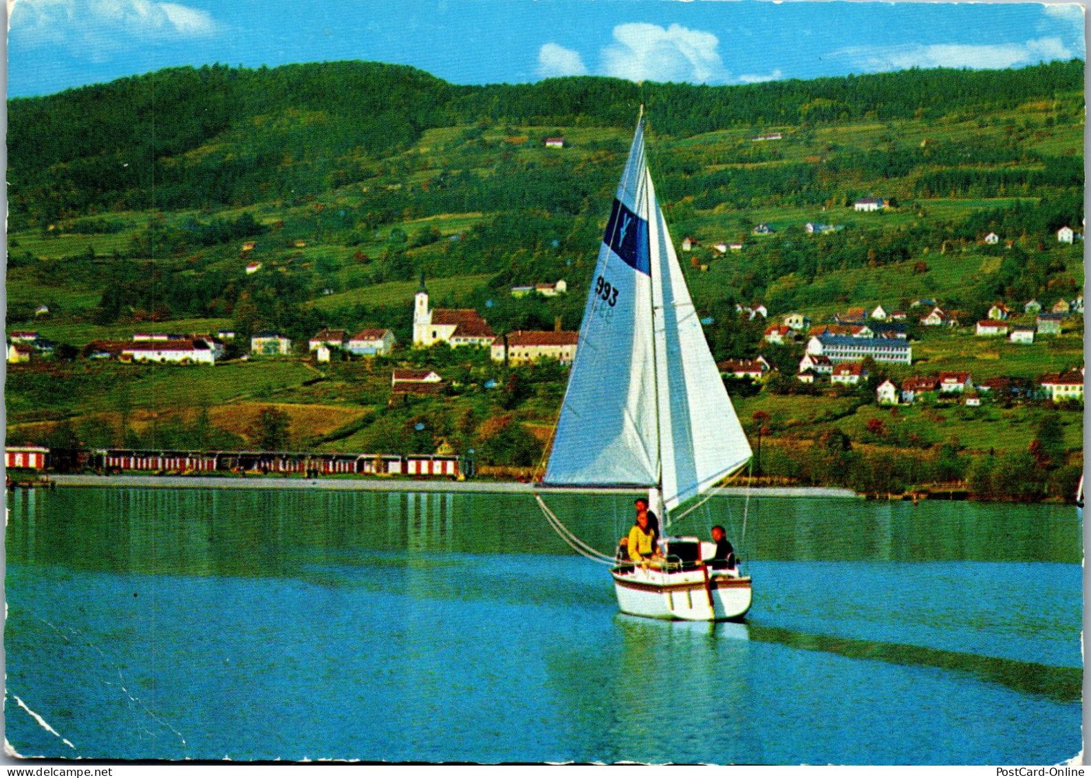 50133 - Steiermark - Stubenberg , Am See , Segelboot - Gelaufen 1980 - Fürstenfeld