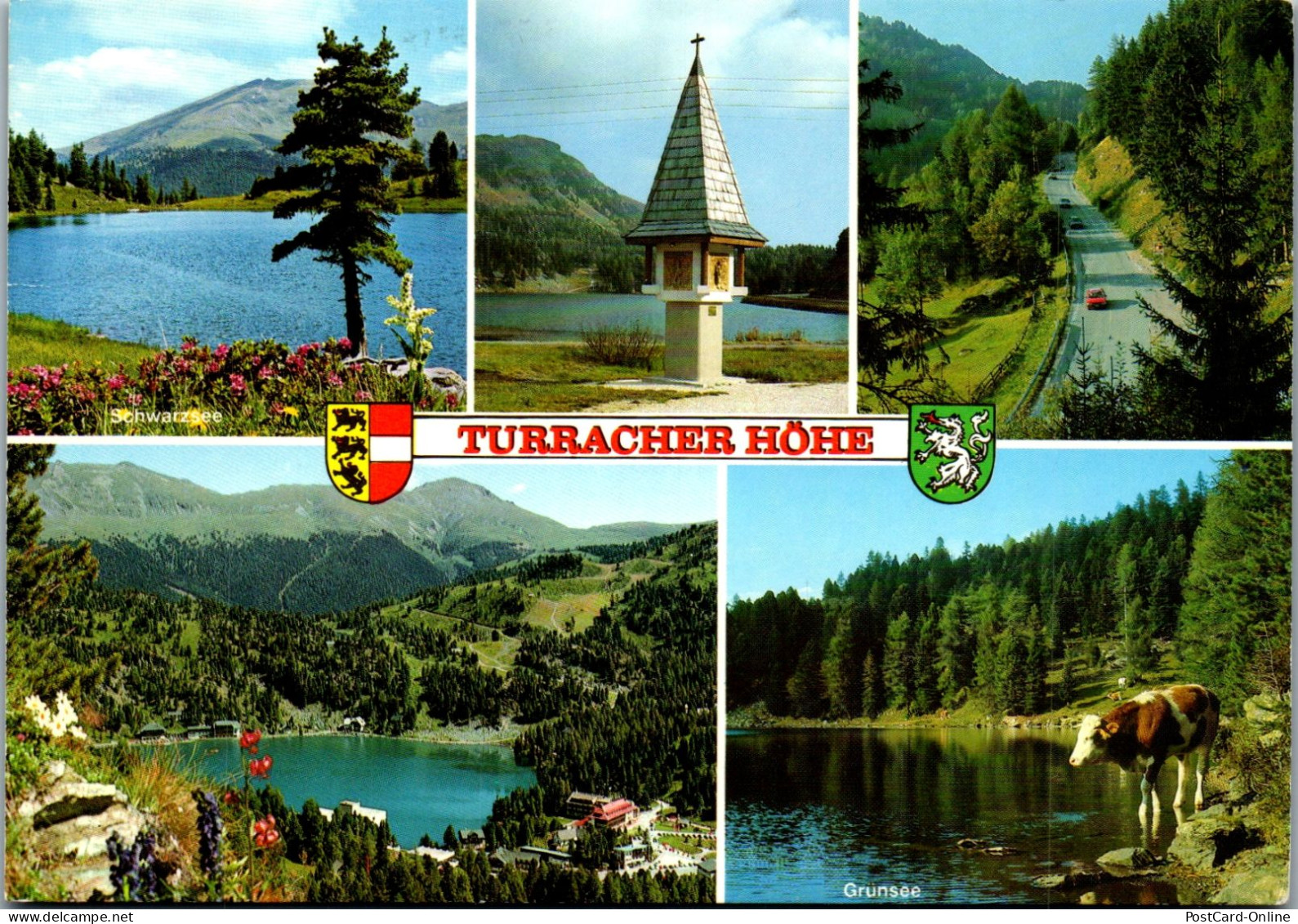 50126 - Steiermark - Turracher Höhe , Mehrbildkarte - Gelaufen 1989 - Sonstige & Ohne Zuordnung