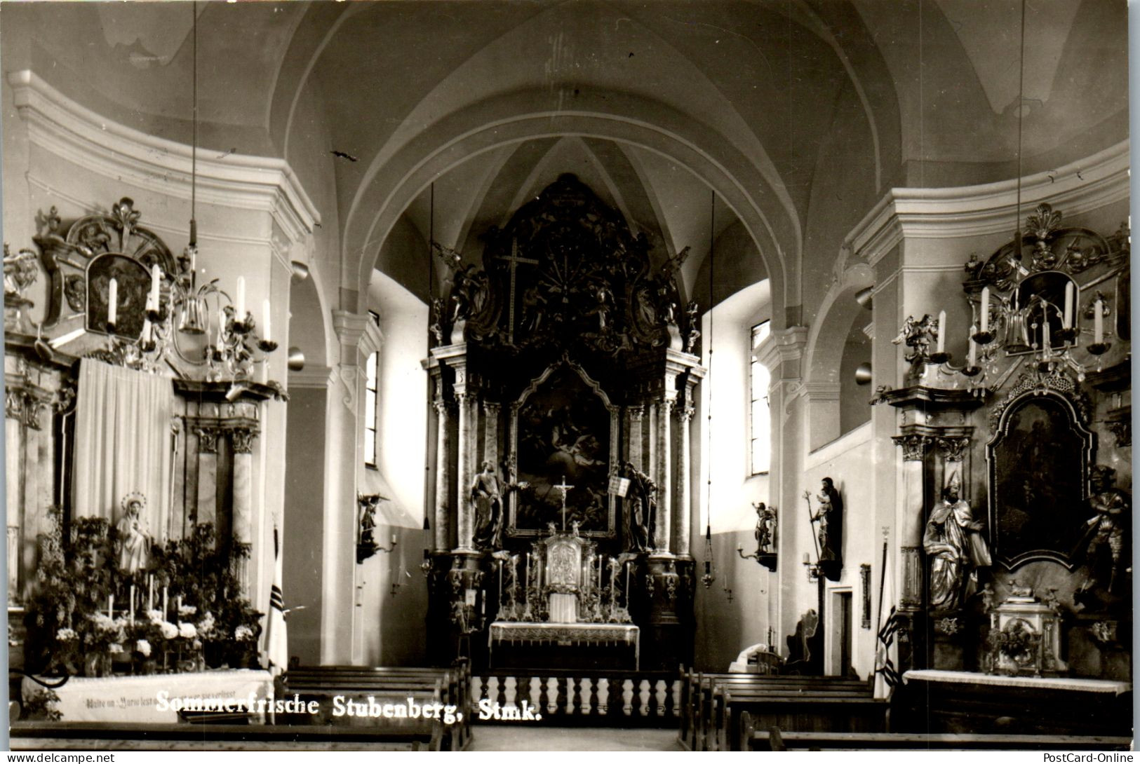 50127 - Steiermark - Stubenberg , Kirche , Inneres - Gelaufen 1965 - Fürstenfeld