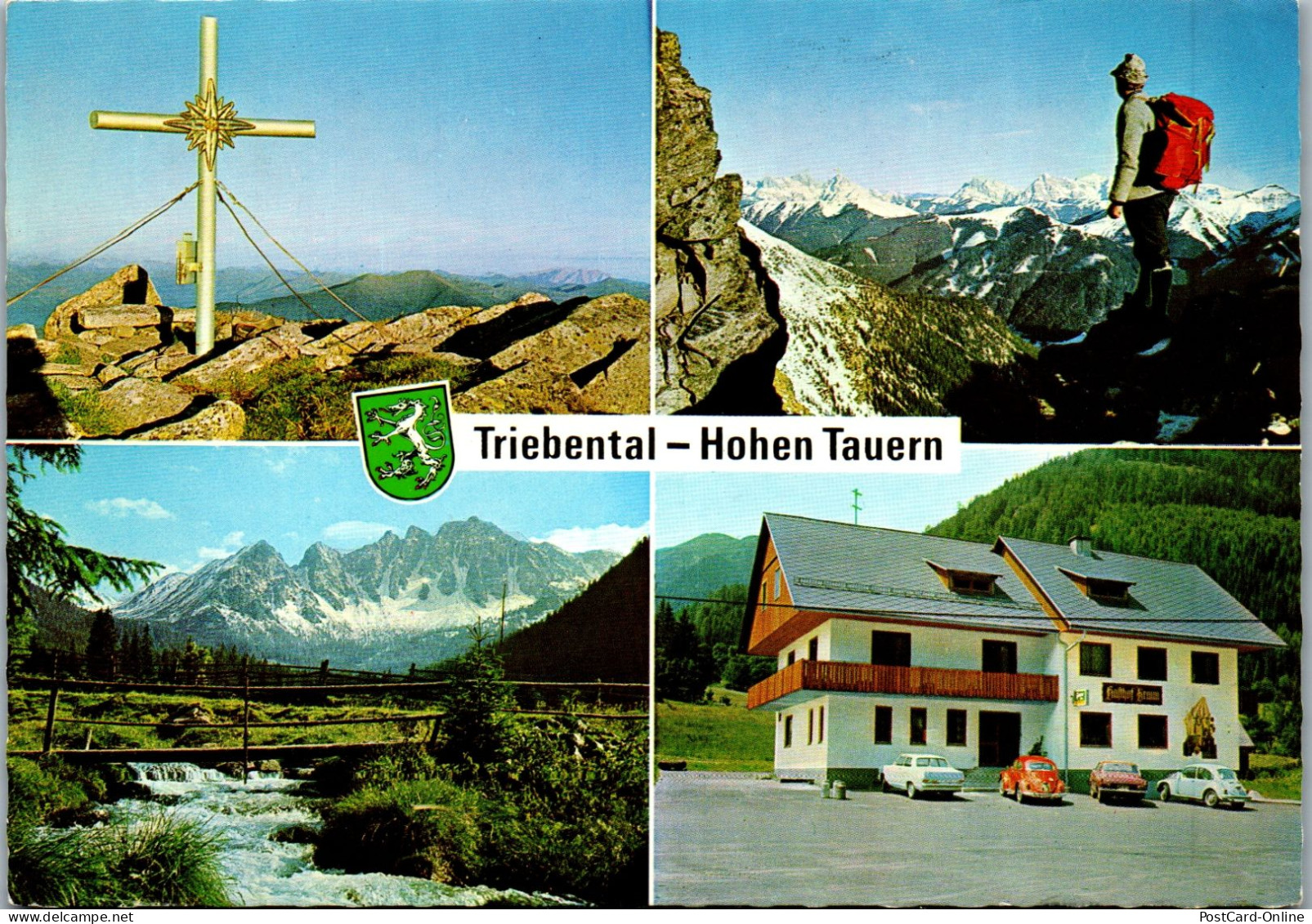 50121 - Steiermark - Triebental , Hohe Tauern , VW Käfer , Mehrbildkarte - Gelaufen 1975 - Trieben