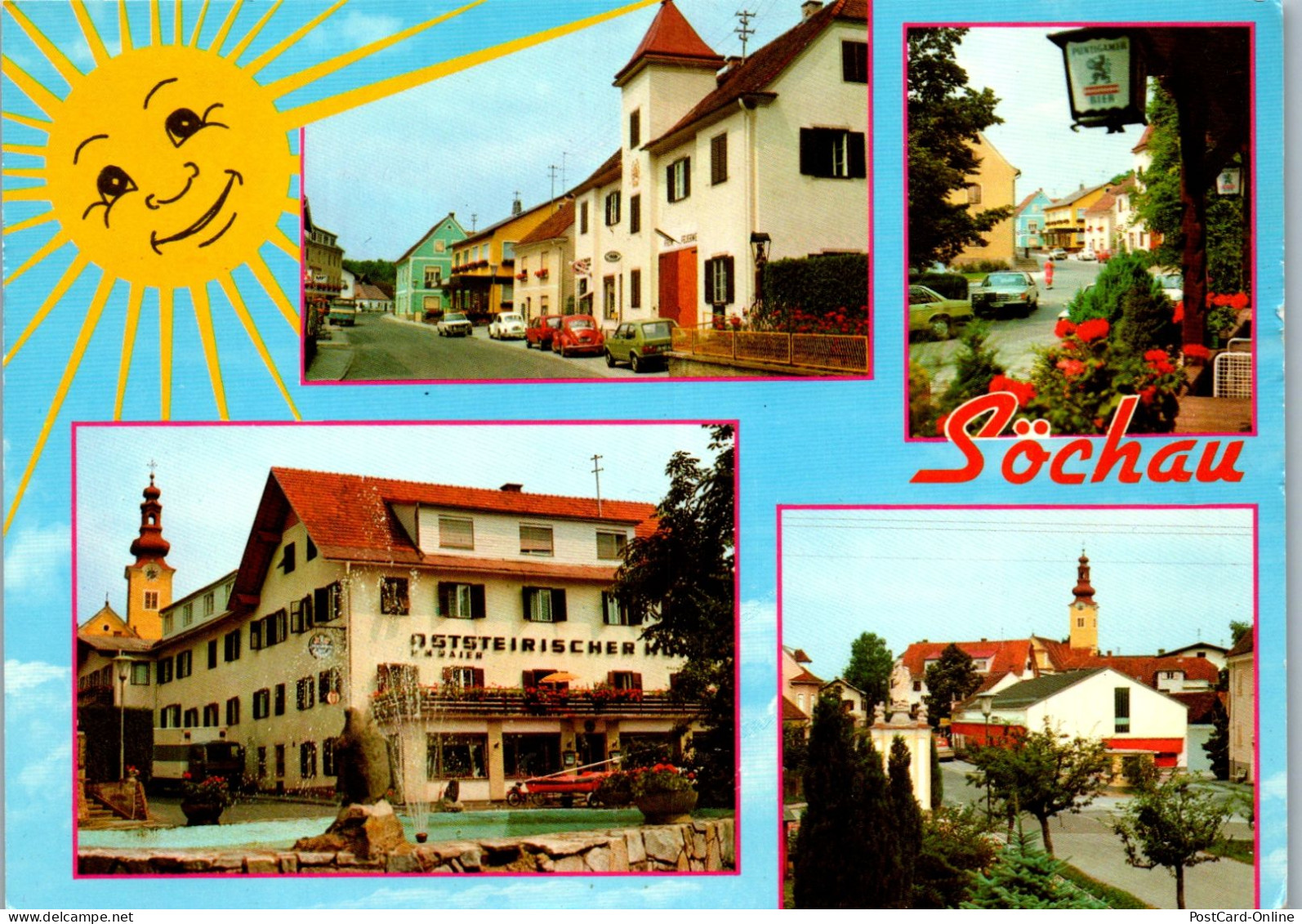 50105 - Steiermark - Söchau , Mehrbildkarte - Gelaufen 1983 - Fürstenfeld