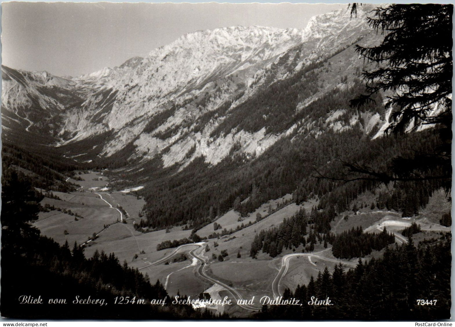 50087 - Steiermark - Dullwitz , Blick Vom Seeberg Auf Seebergstraße Und Dullwitz - Gelaufen 1963 - Alfenz