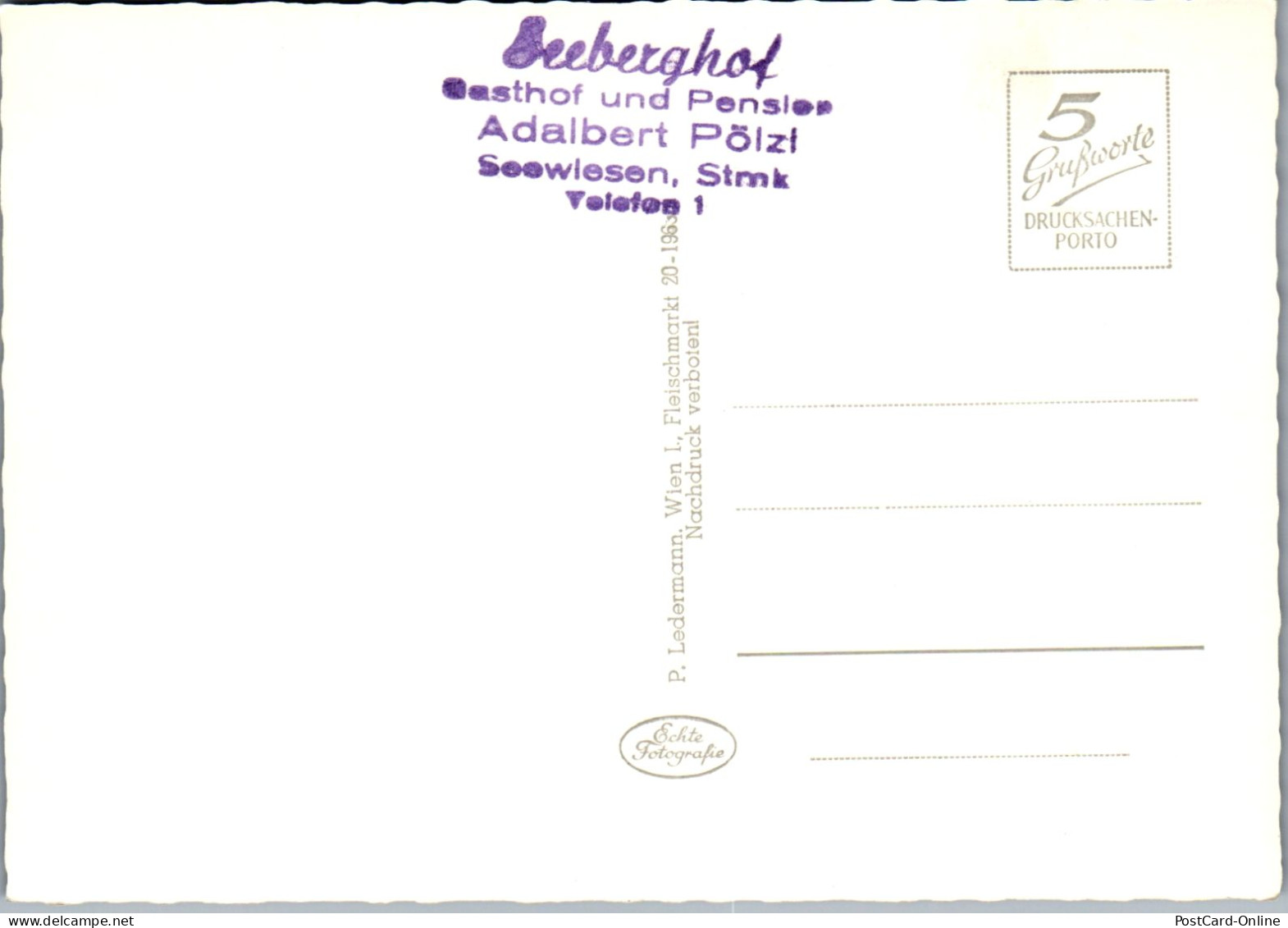 50087 - Steiermark - Dullwitz , Blick Vom Seeberg Auf Seebergstraße Und Dullwitz - Gelaufen 1963 - Alfenz